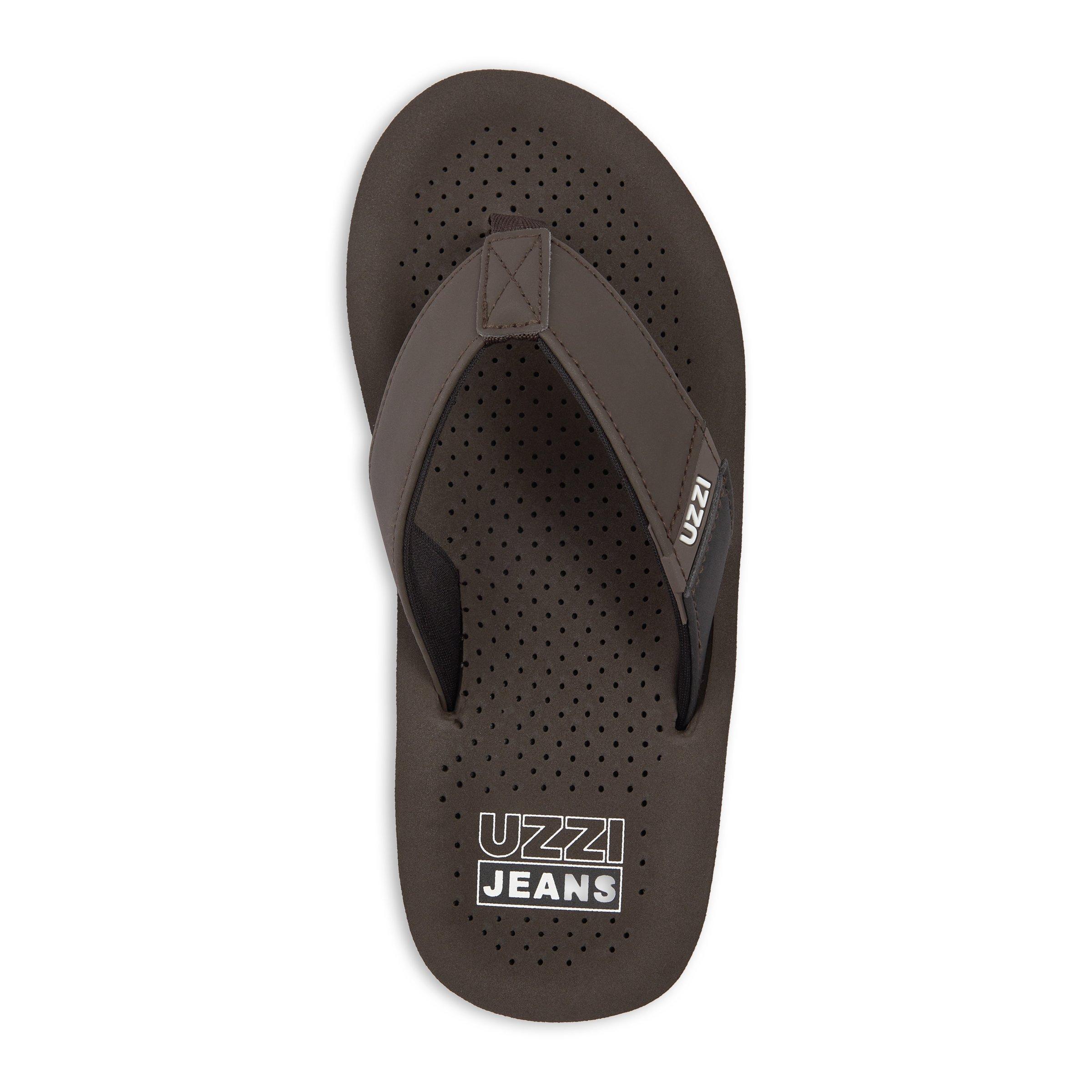 Brown Flip Flops (3110778) | UZZI