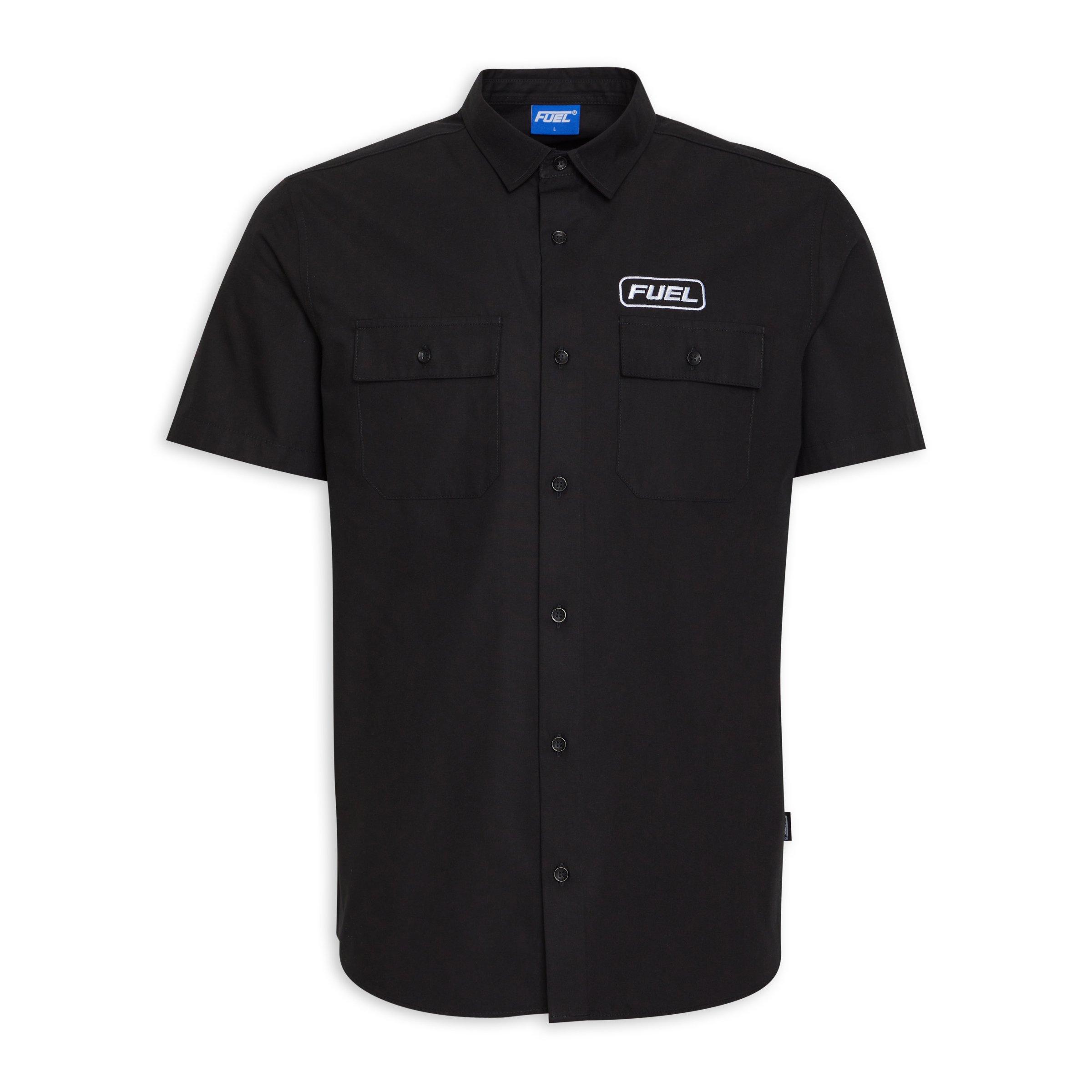 Black Regular Fit Shirt (3110999) | Fuel