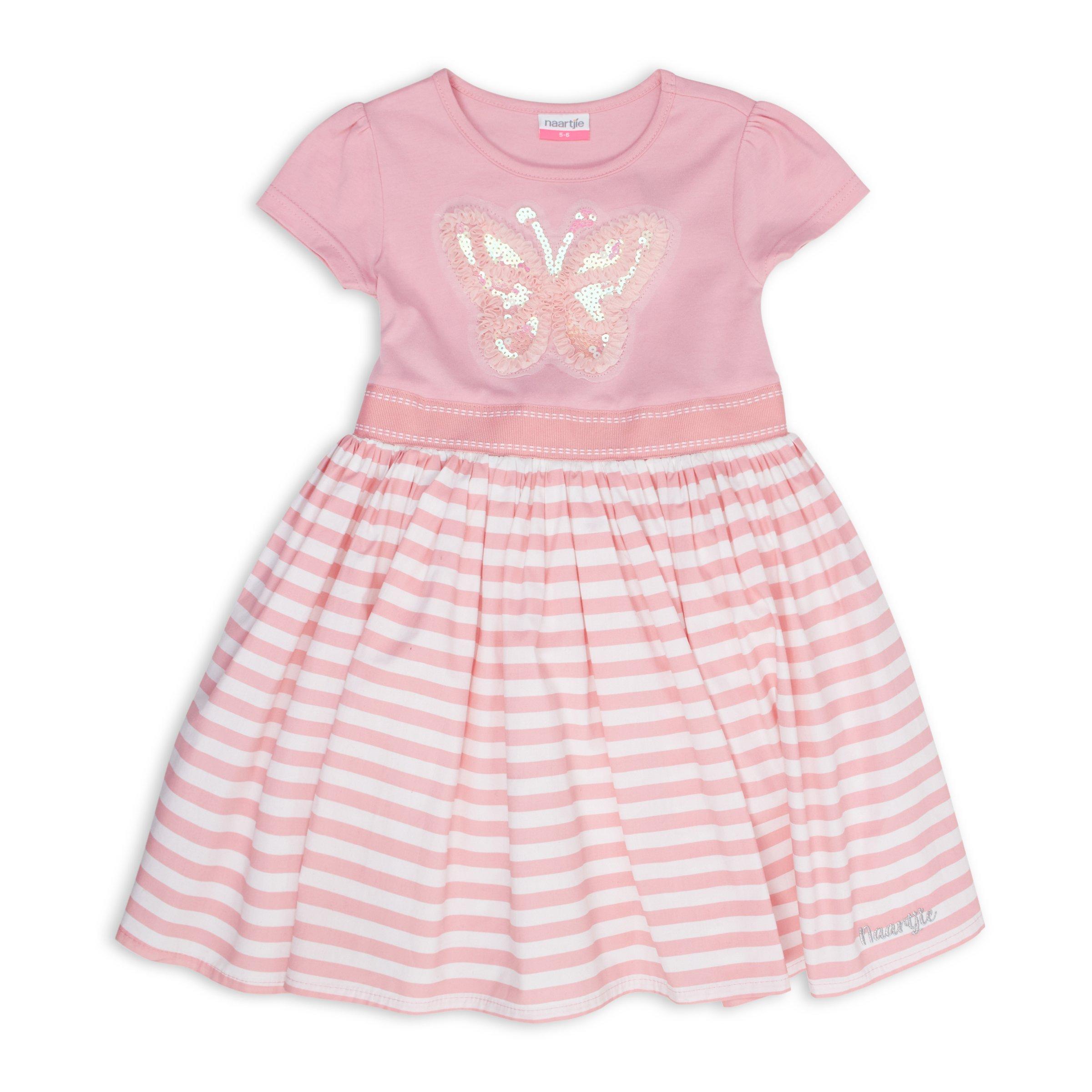 Kid Girl Pink Butterfly Party Dress (3111014) | Naartjie