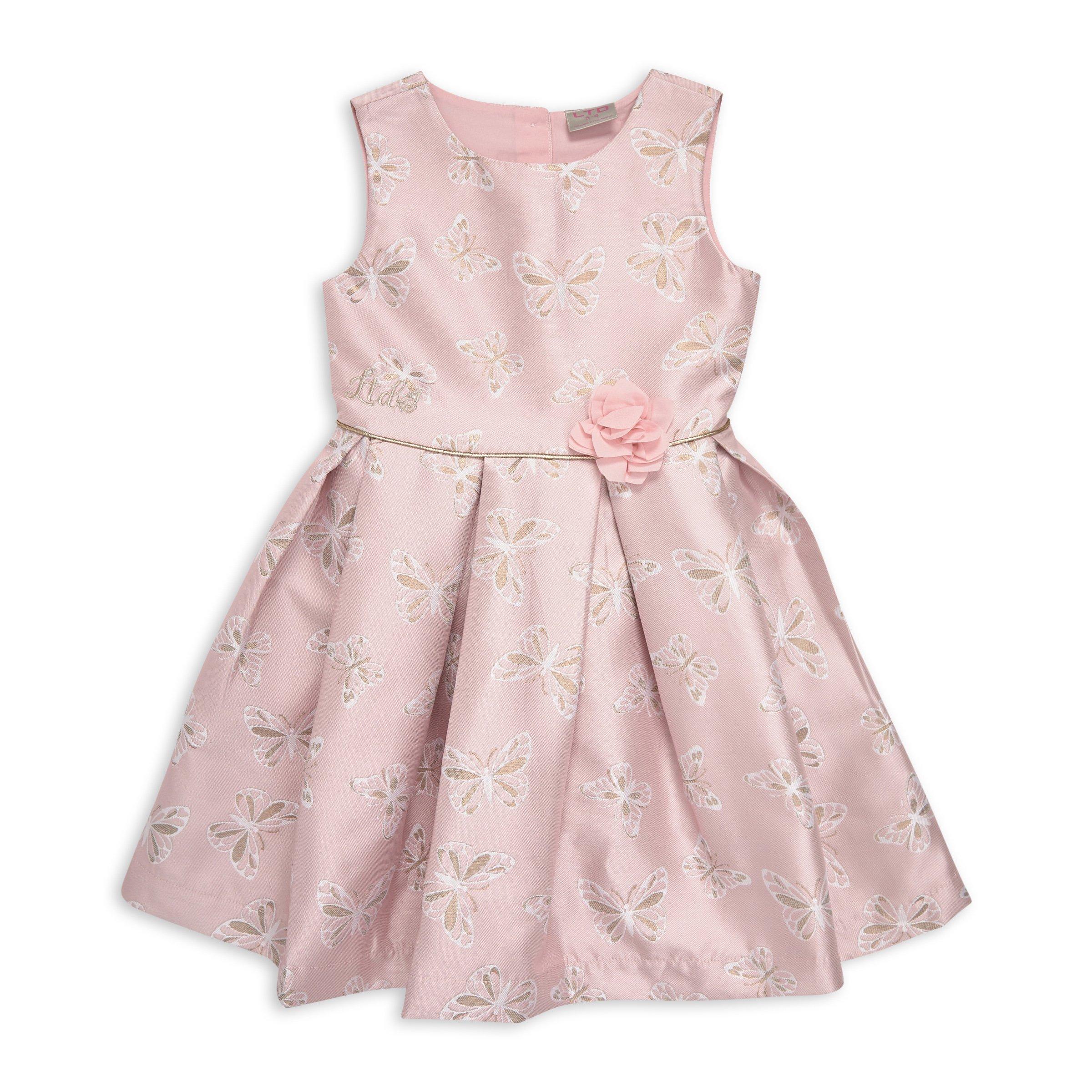 Kid Girl Pink Butterfly Party Dress (3111056) | LTD Kids