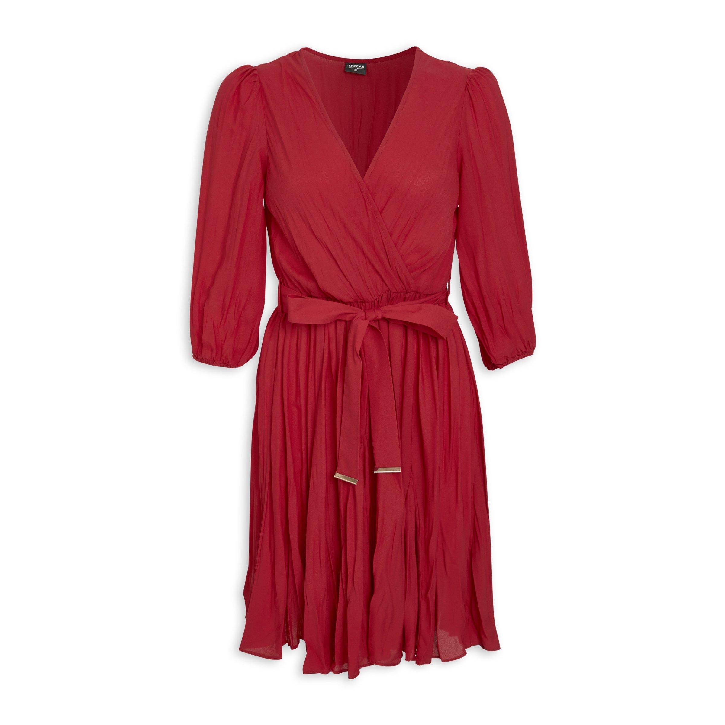 Red Fit & Flare Dress (3111091) | Inwear