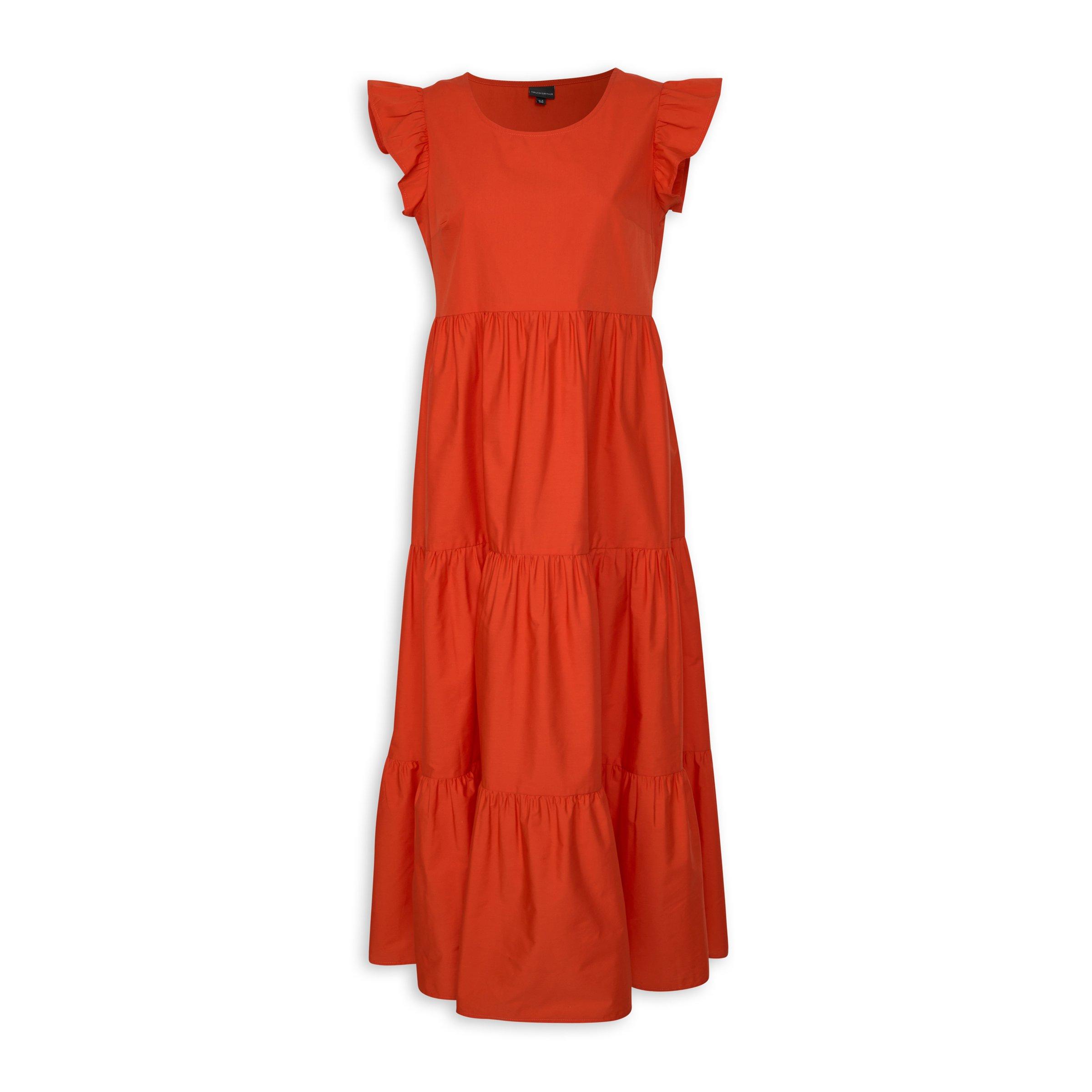 Orange A-line Dress (3111229) | Truworths