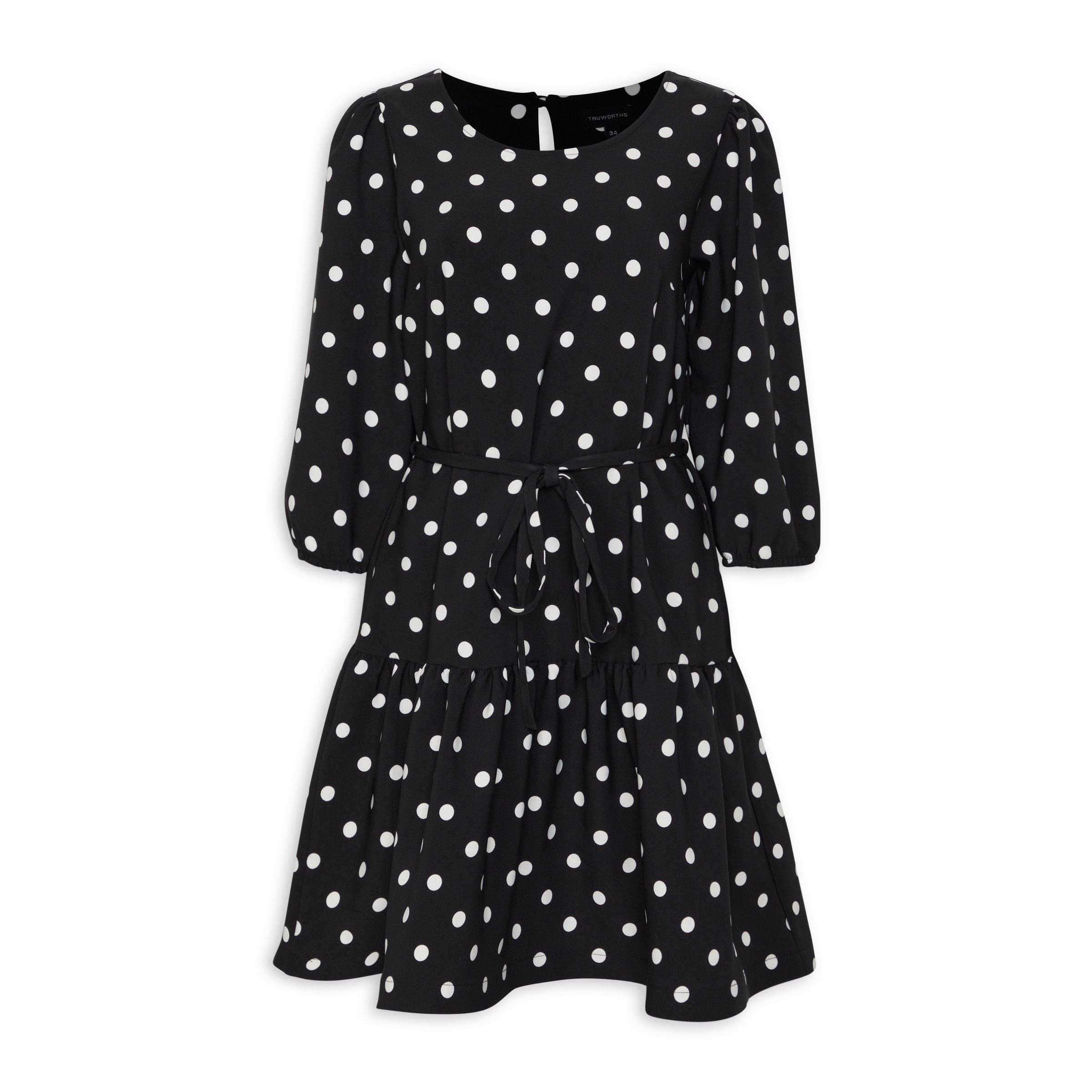 Spot A-Line Dress (3111234) | Truworths