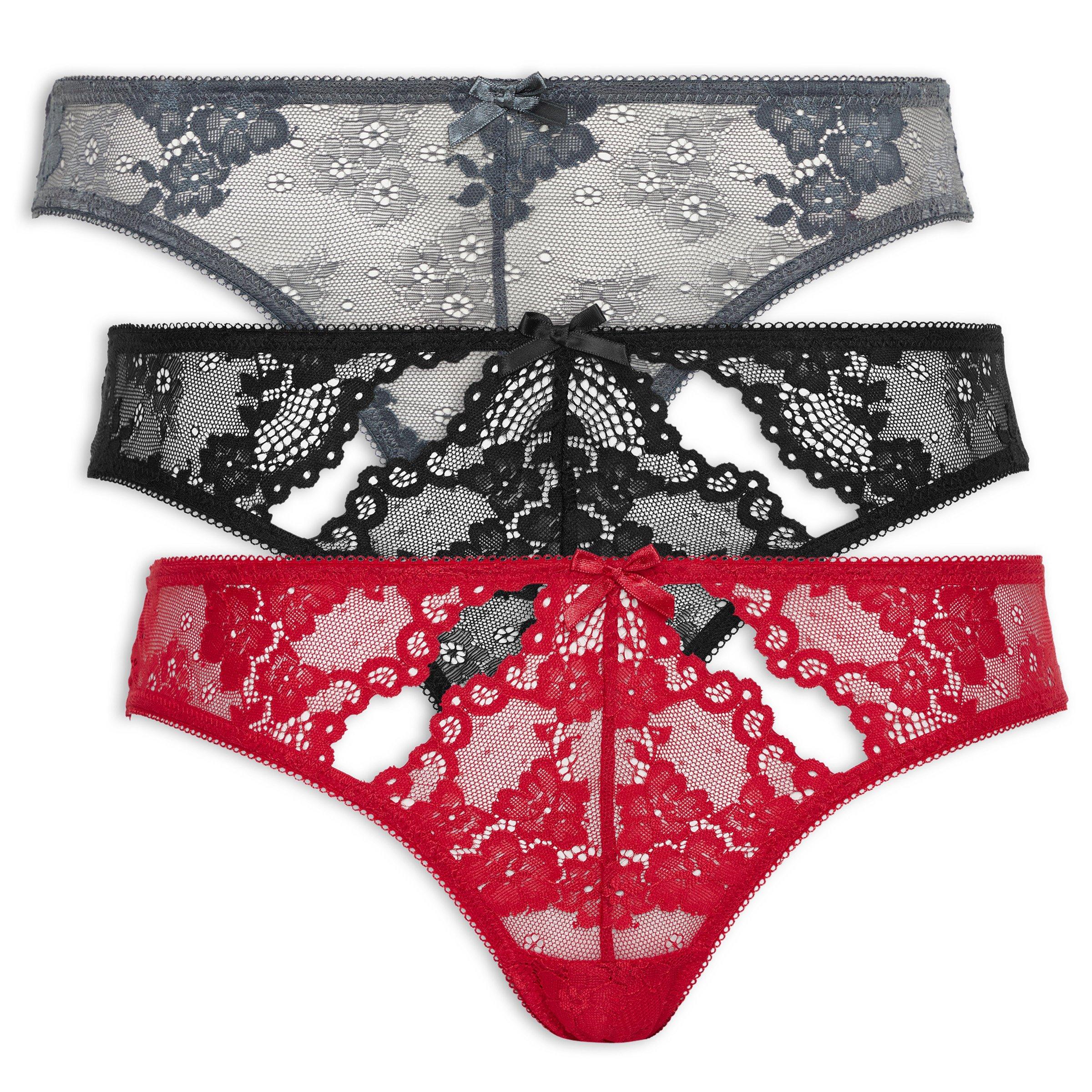 3pack Brazilian Panties (3111642) Identity