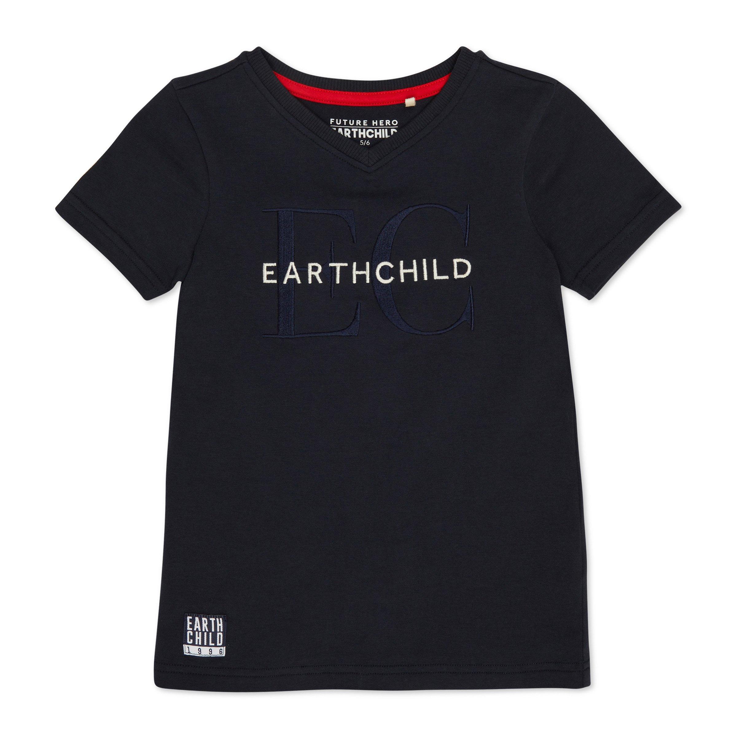 Kid Boy Navy Fitted T-shirt (3111863) | Earthchild