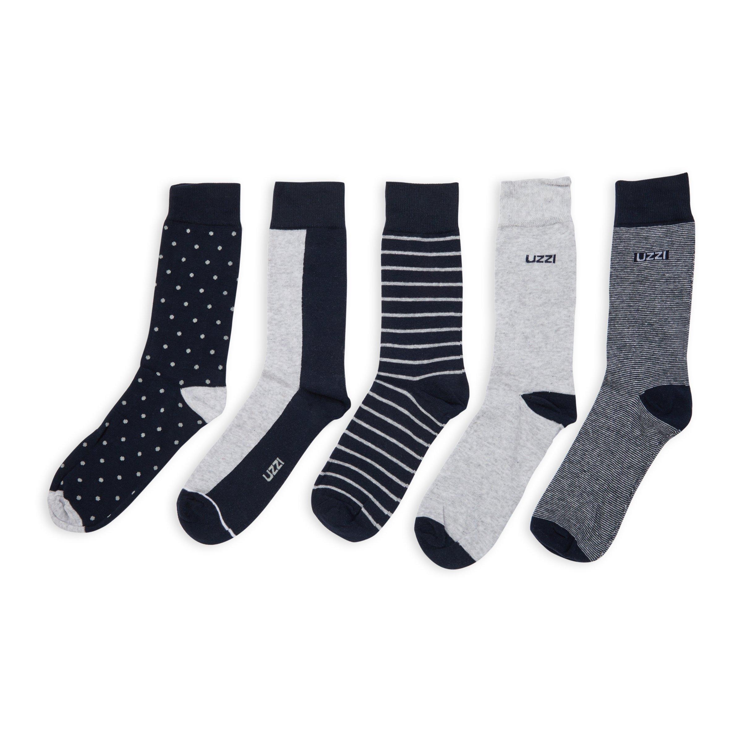 5-pack Anklet Socks (3112371) | UZZI