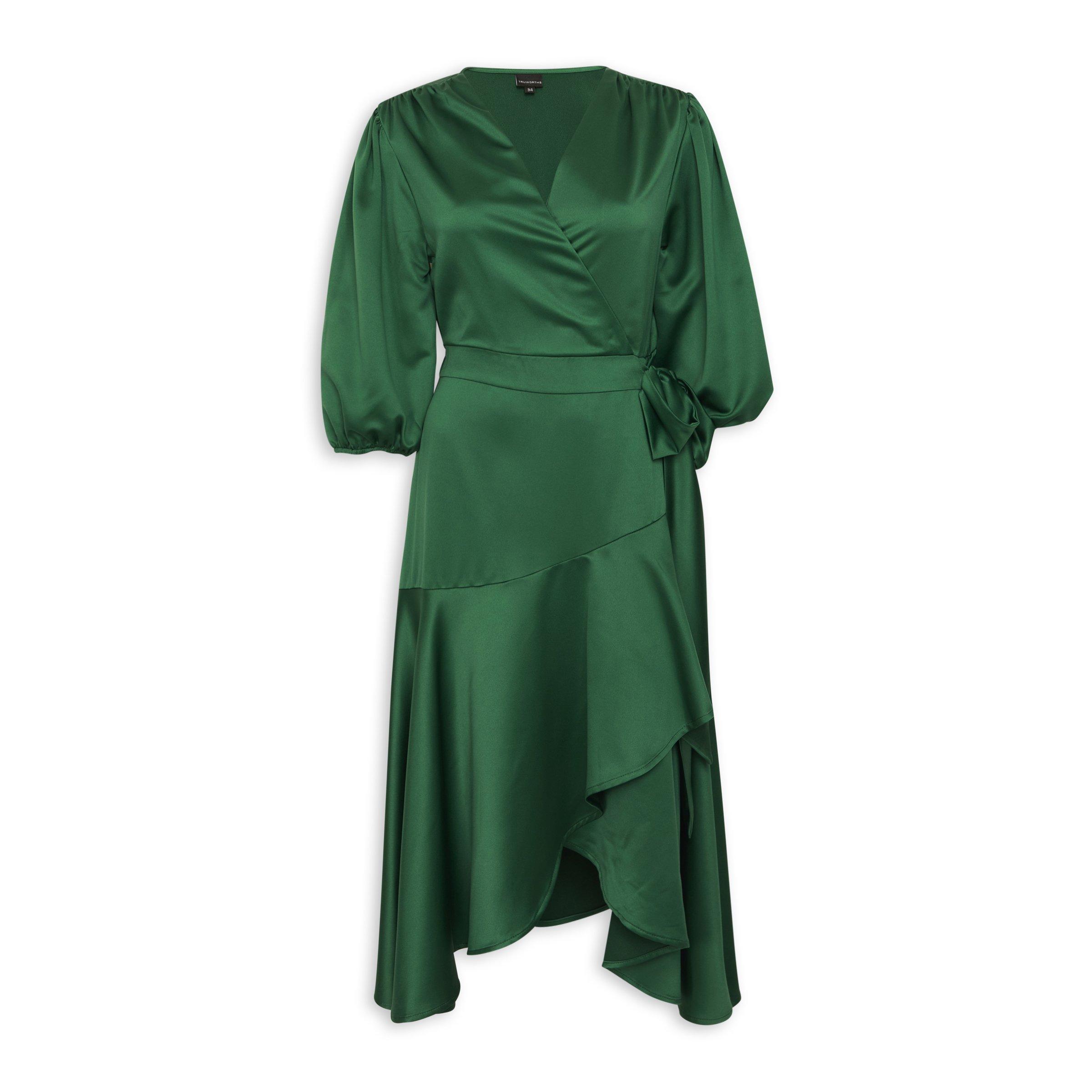Emerald Green Fit & Flare Dress (3112609) | Truworths