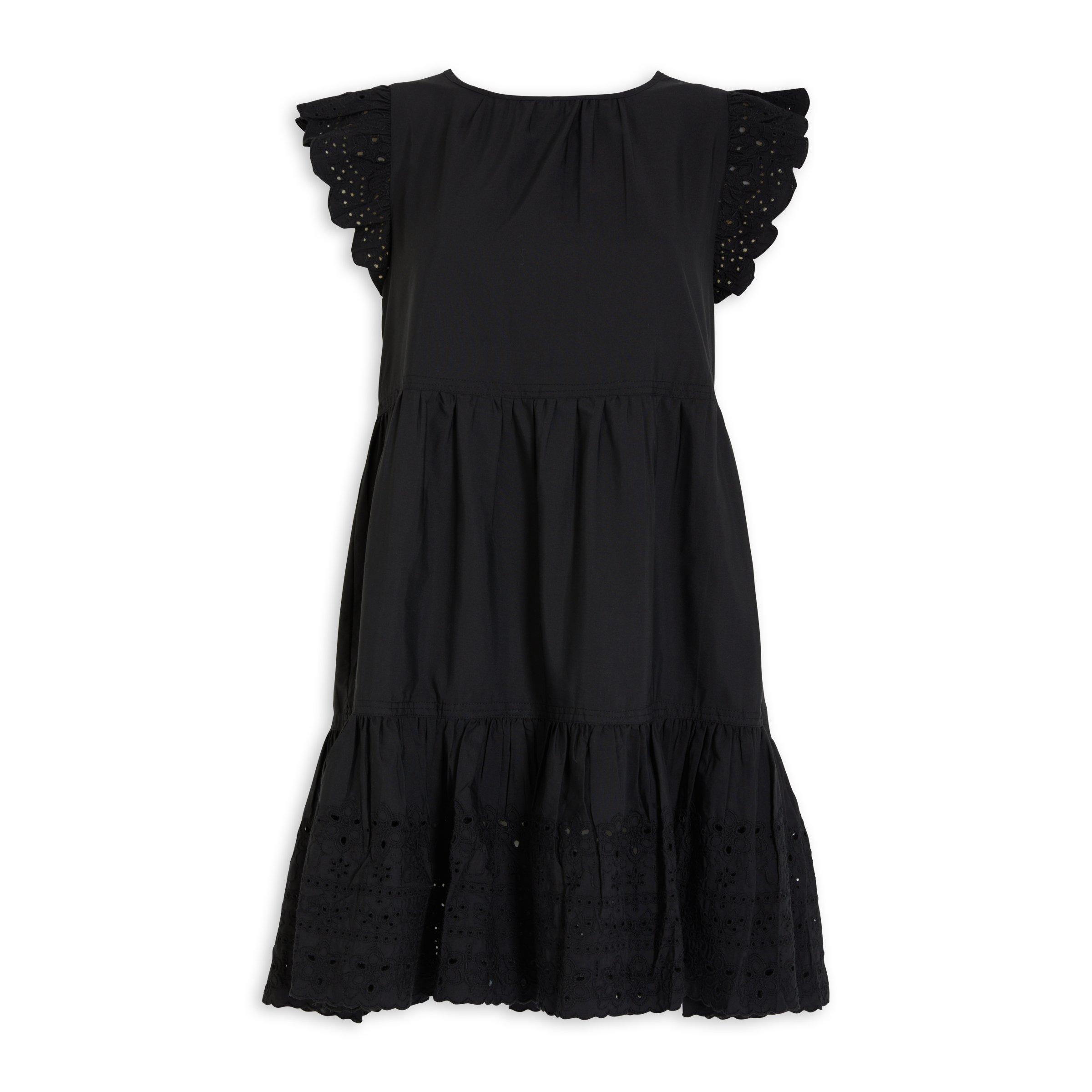Black Anglaise Dress (3112722) | Identity