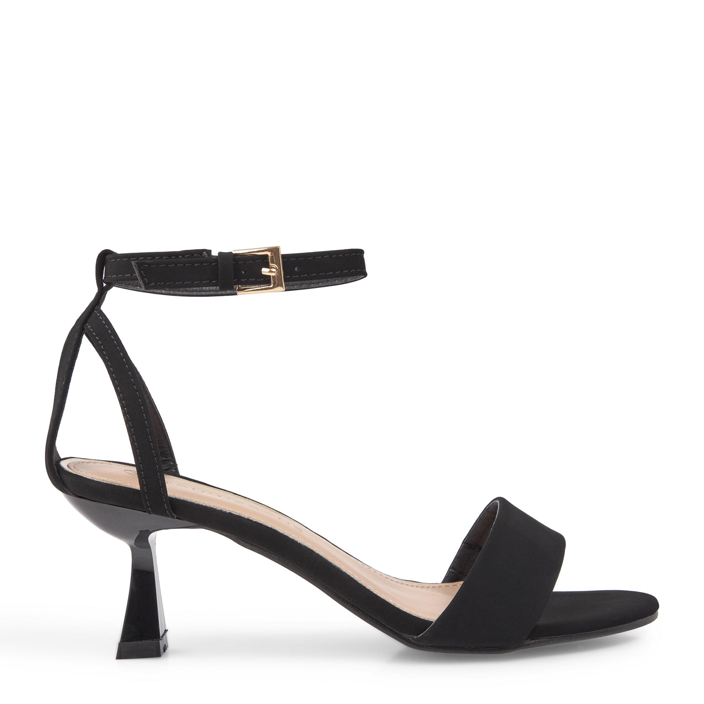 Black Ankle Strap Heeled Sandal (3112891) | Truworths