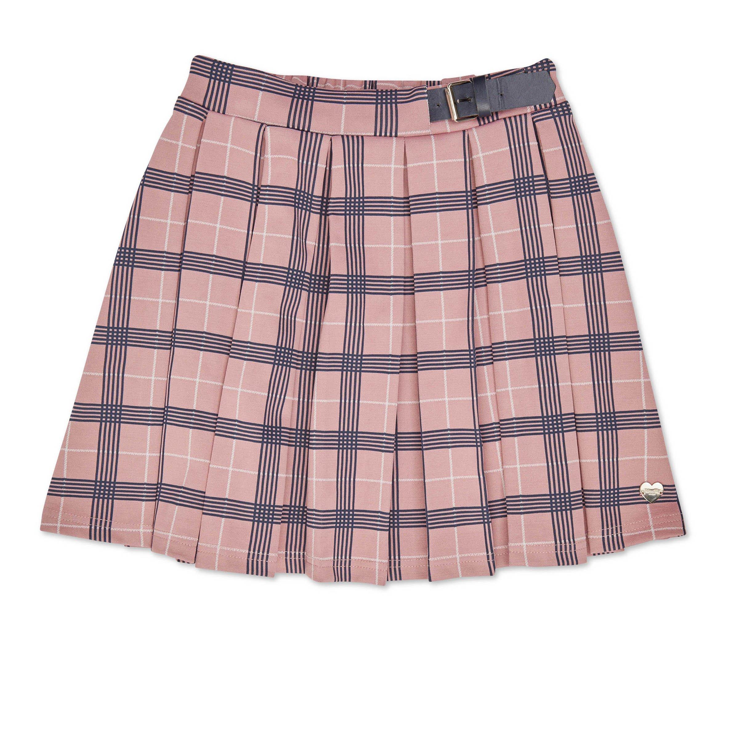 Girls Check Pleated Skirt (3113211) | Identity