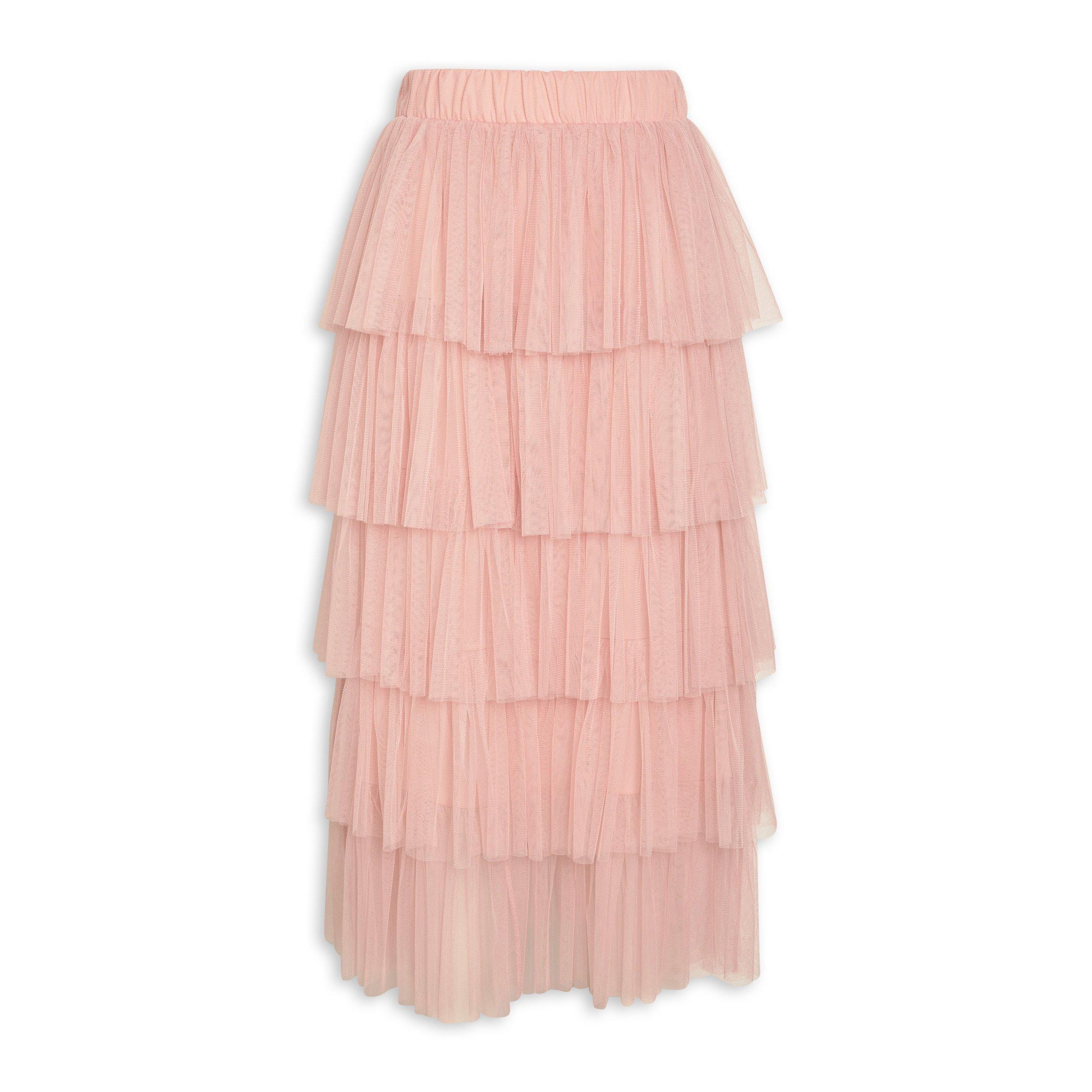 Pink Rara Tiered Skirt (3113350) | Truworths