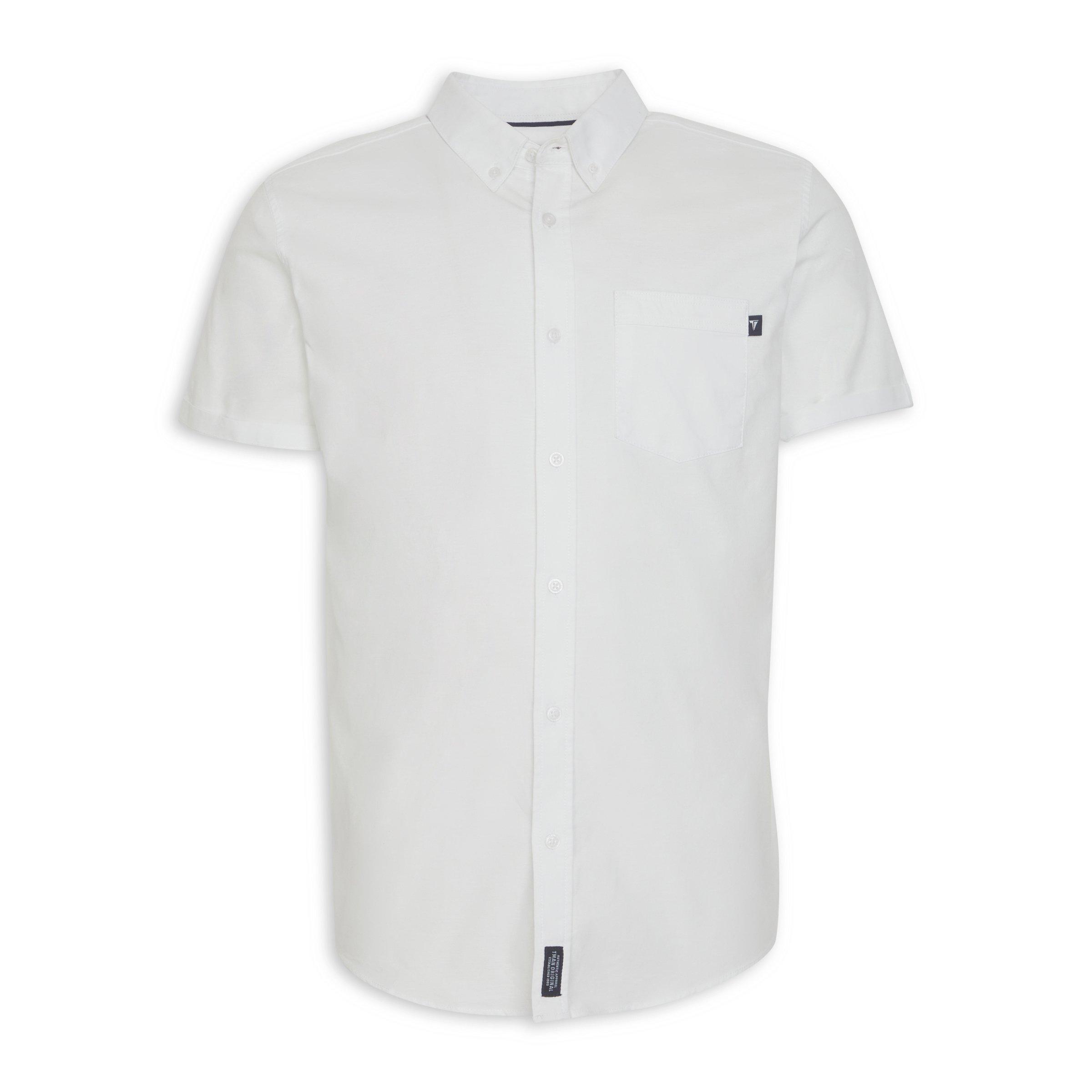 White Slim Fit Shirt (3113411) | Truworths Man