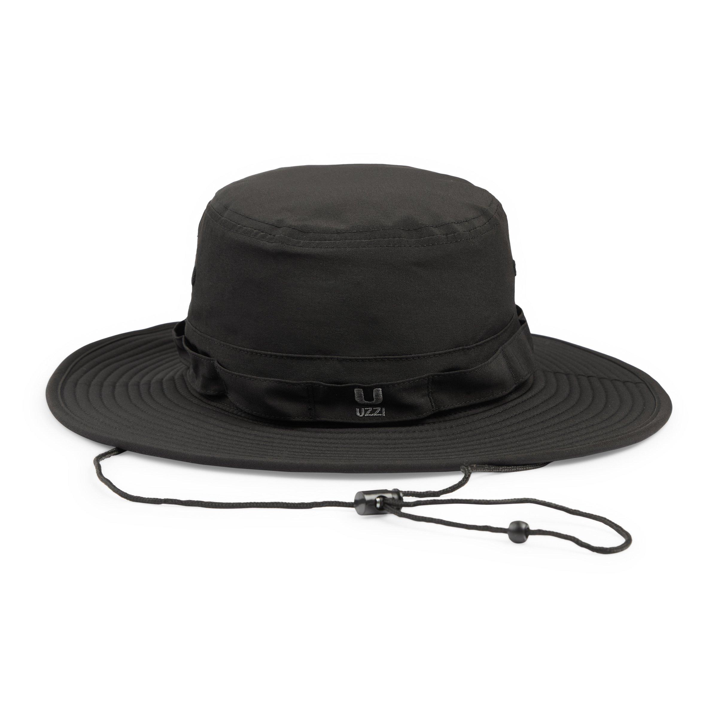 Black Wide Brim Bucket Hat (3113538) | UZZI