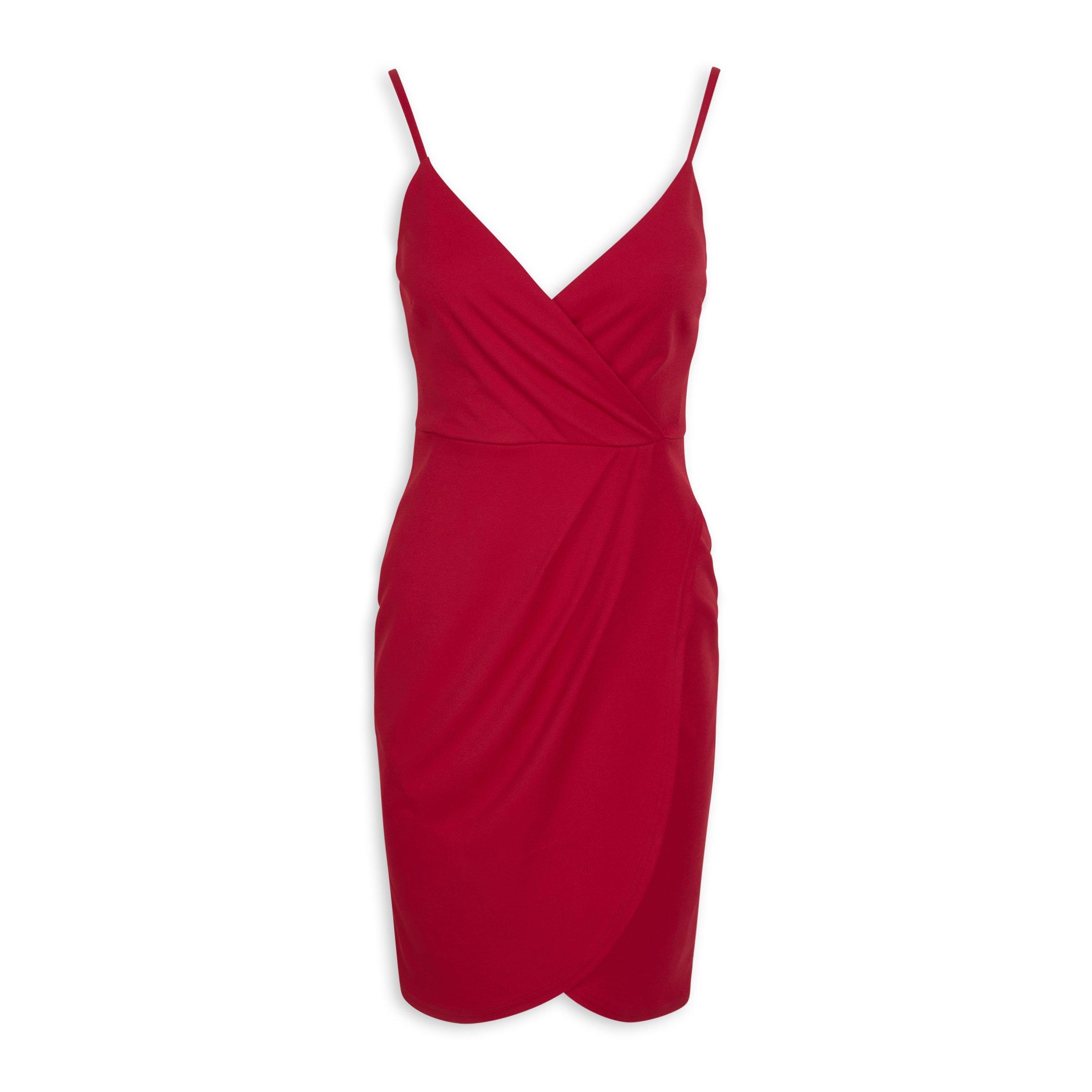 Red Wrap Dress (3113569) | Identity