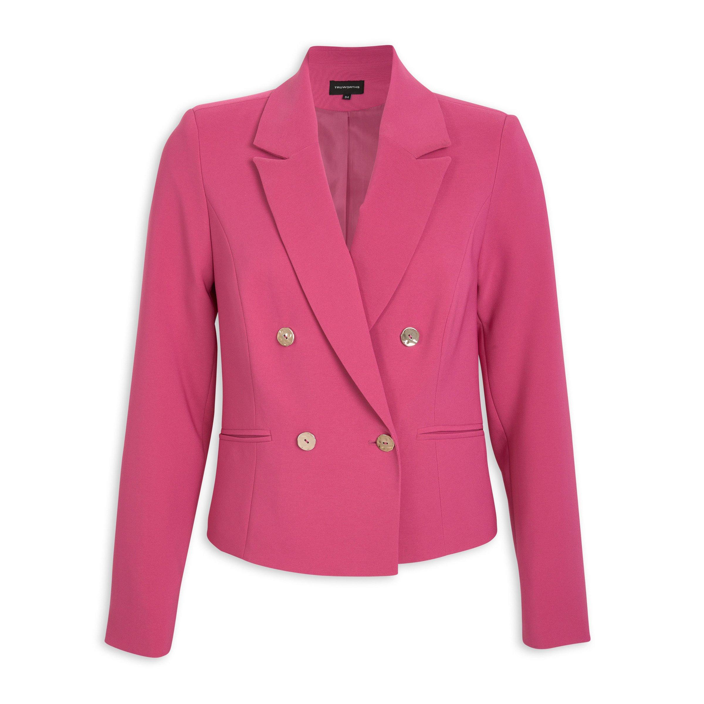 Pink Double Breasted Blazer (3113684) | Truworths