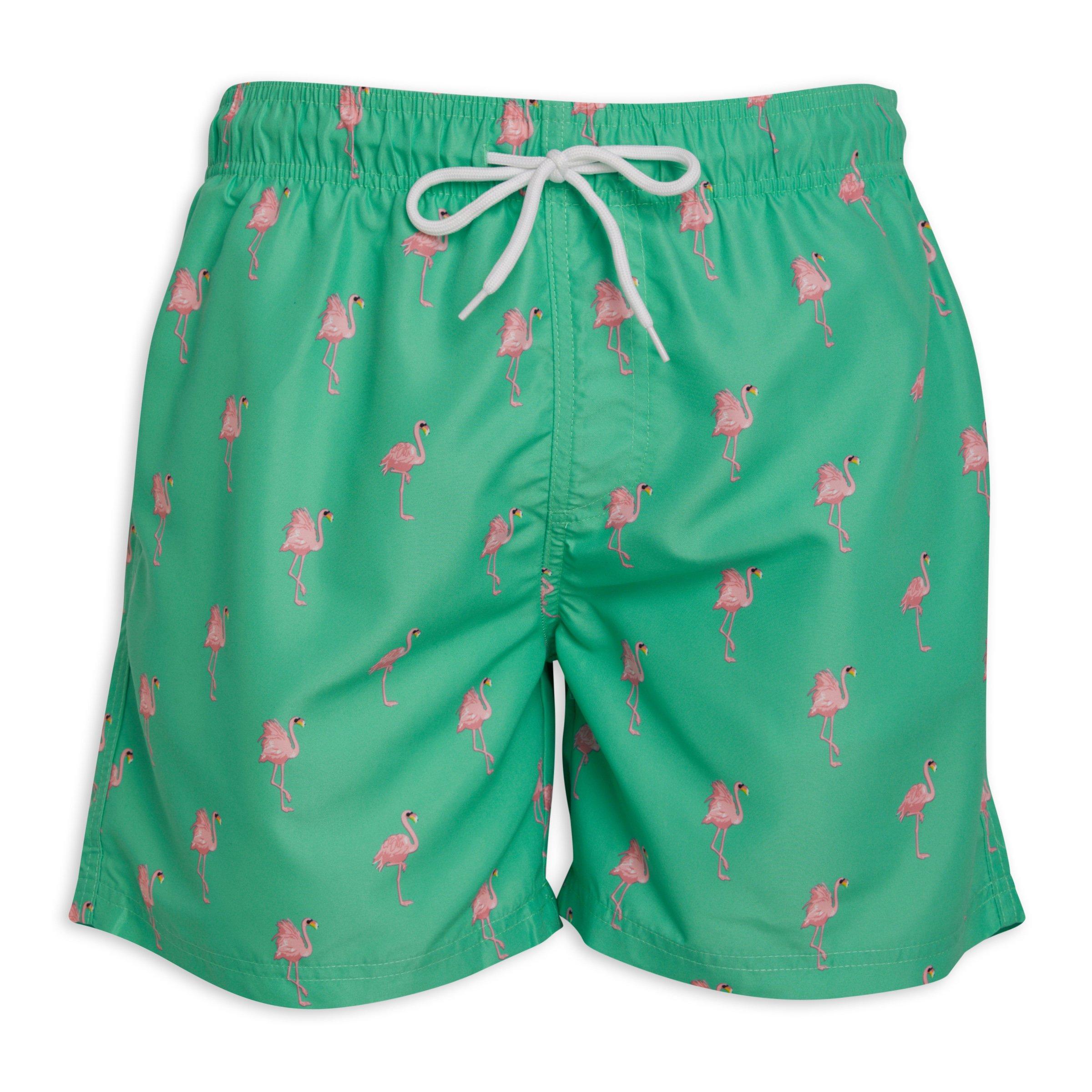 Flamingo Print Swim Shorts (3114001) | UZZI