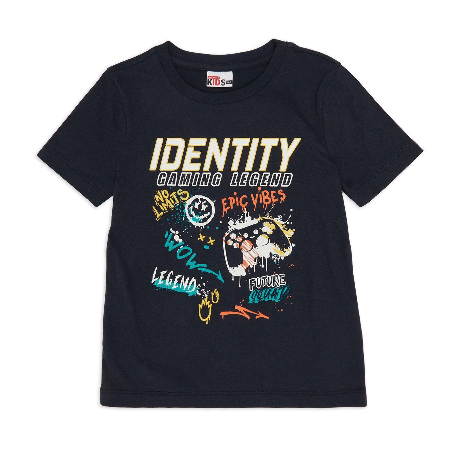 Kid Boy Navy Graffiti T-shirt (3114211) | Identity