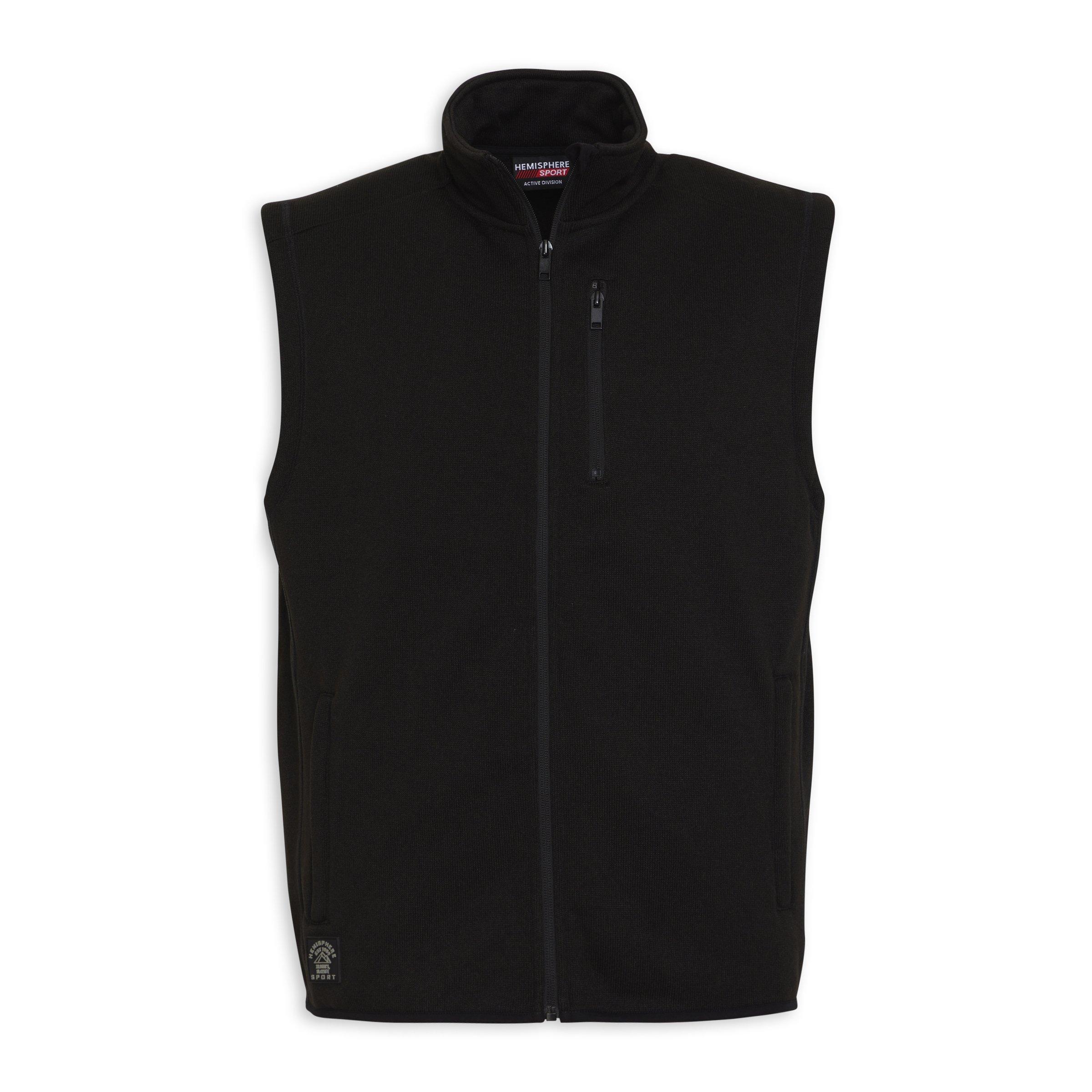 Black Sleeveless Jacket (3114325) | Hemisphere Sport