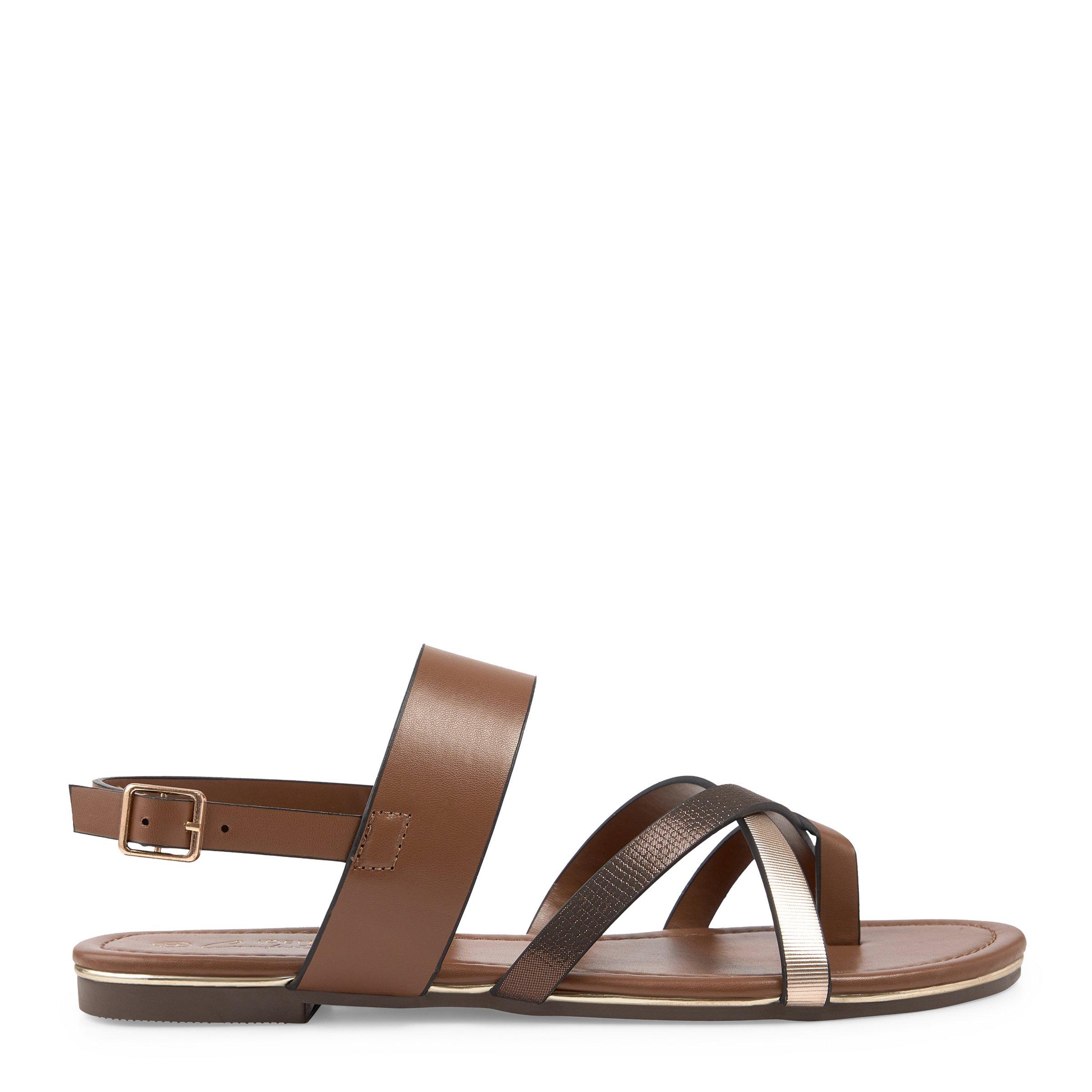 Brown Strappy Sandals (3114369) | Identity