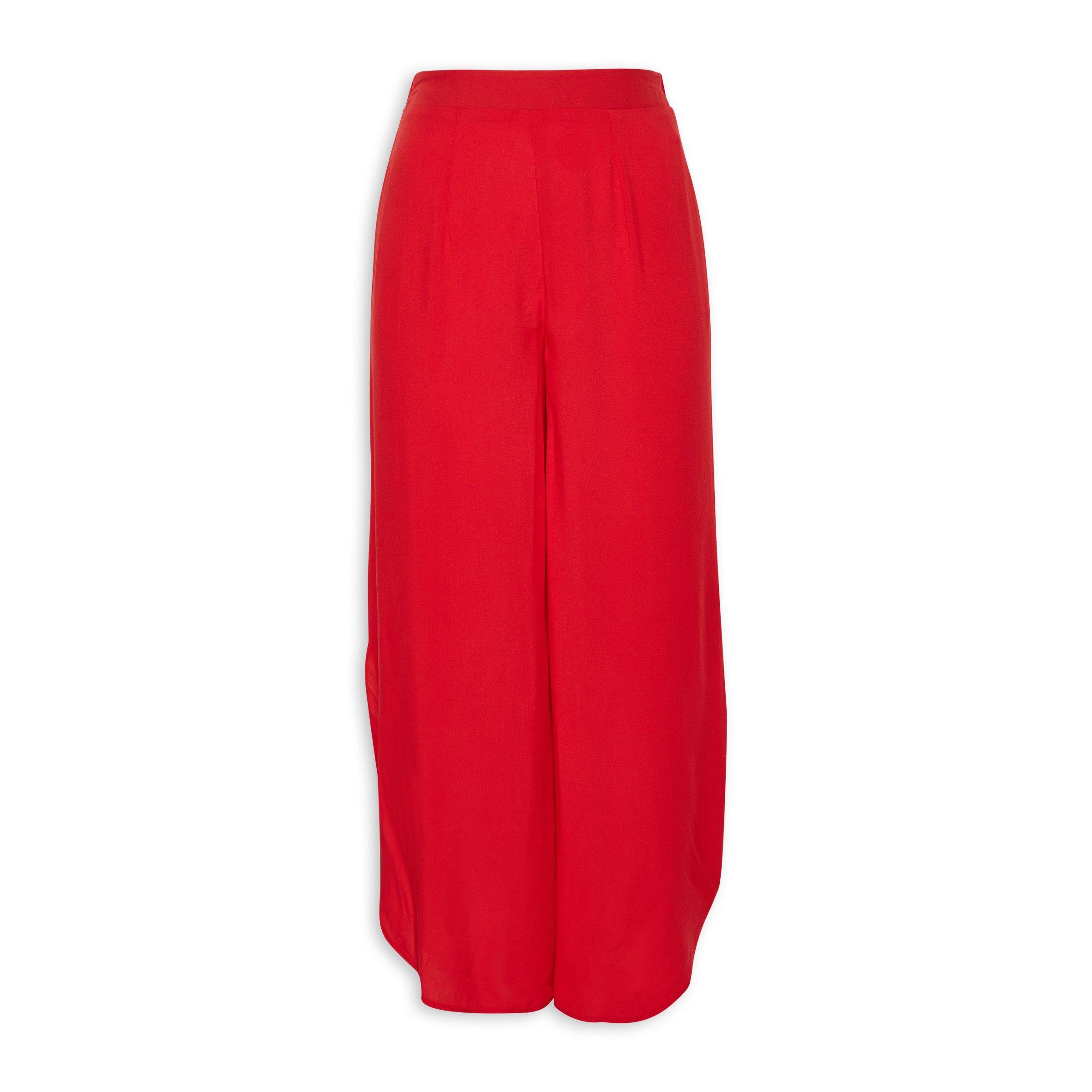 Red Wide Leg Pant (3114373) | Identity