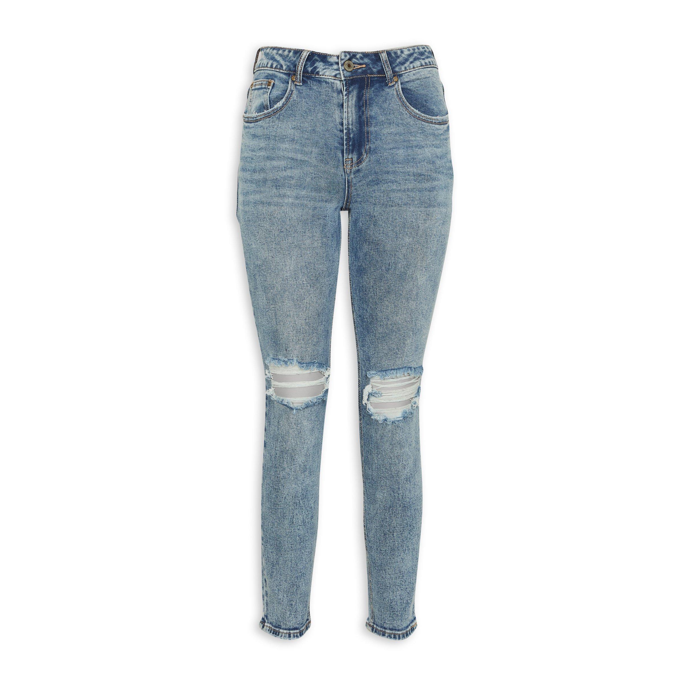 Mid-Wash Ripped Skinny Jeans (3114510) | OUTBACK RED