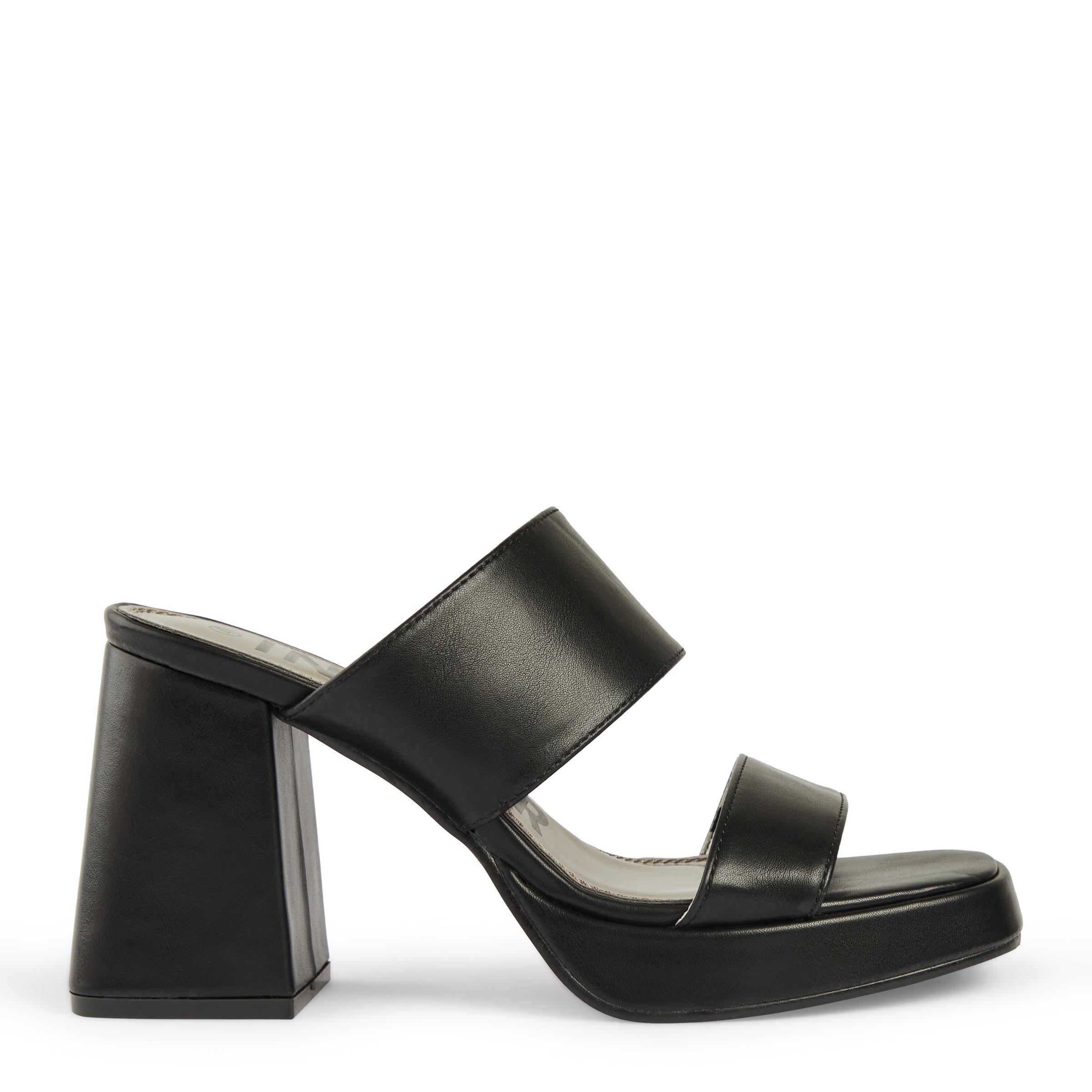 Black Mule Platform Sandals (3114534) | Inwear