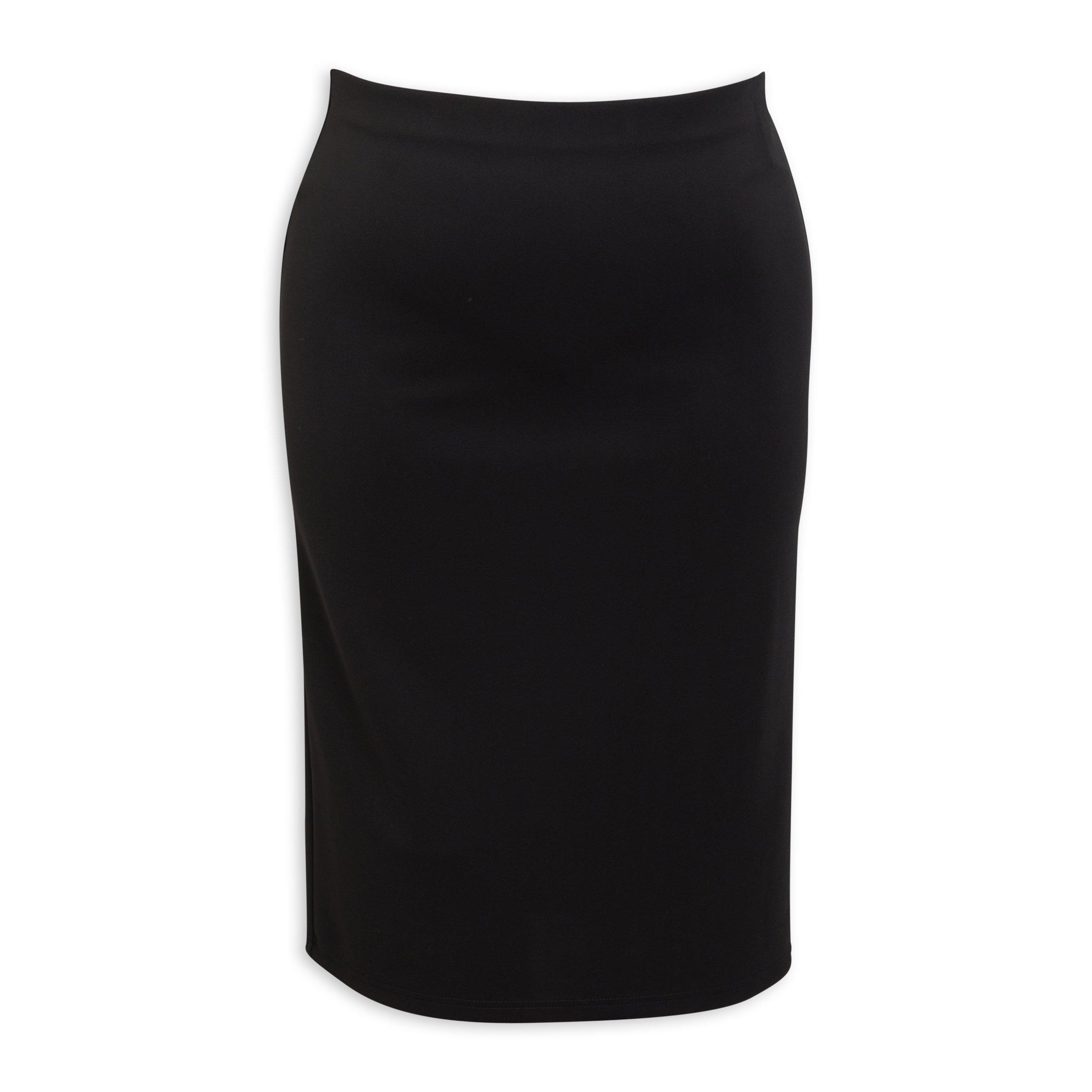 Black Plus Size Bodycon Skirt (3114657) | Zeta
