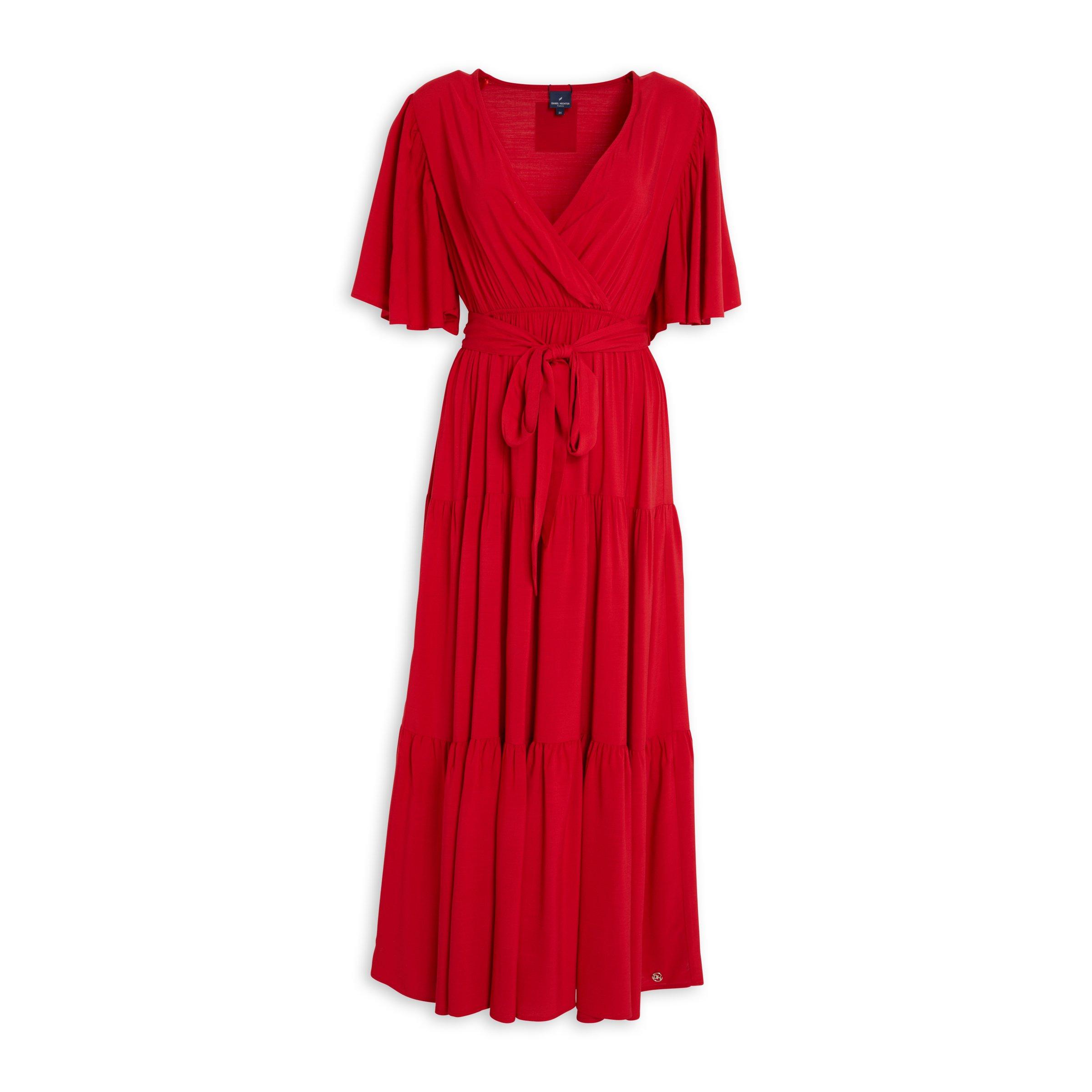 Red Fit & Flare Dress (3114681) | Daniel Hechter