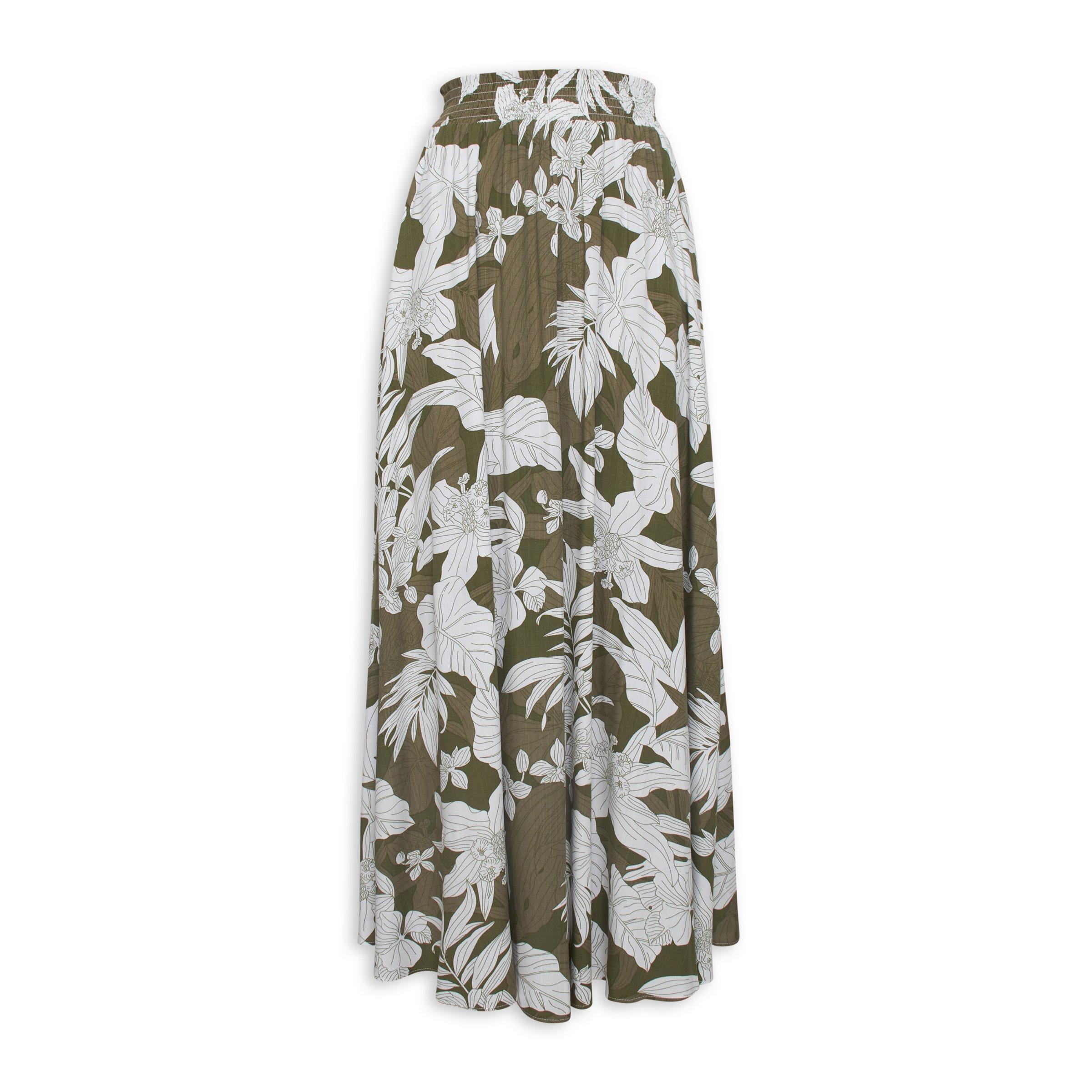 Printed Maxi Skirt (3115306) | Identity