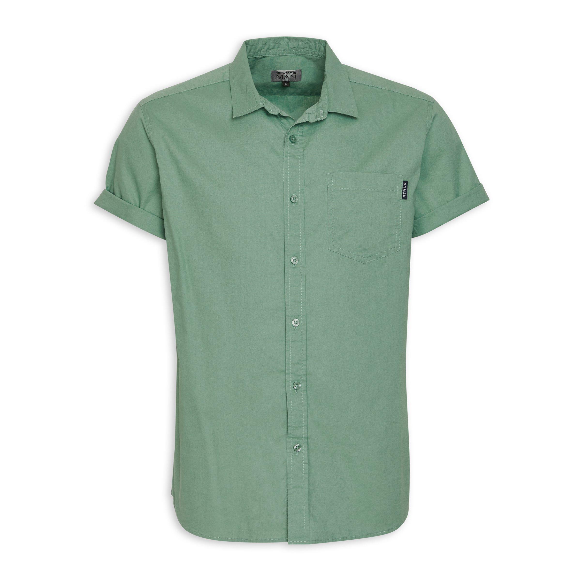 Sage Green Shirt (3115556) | Truworths Man