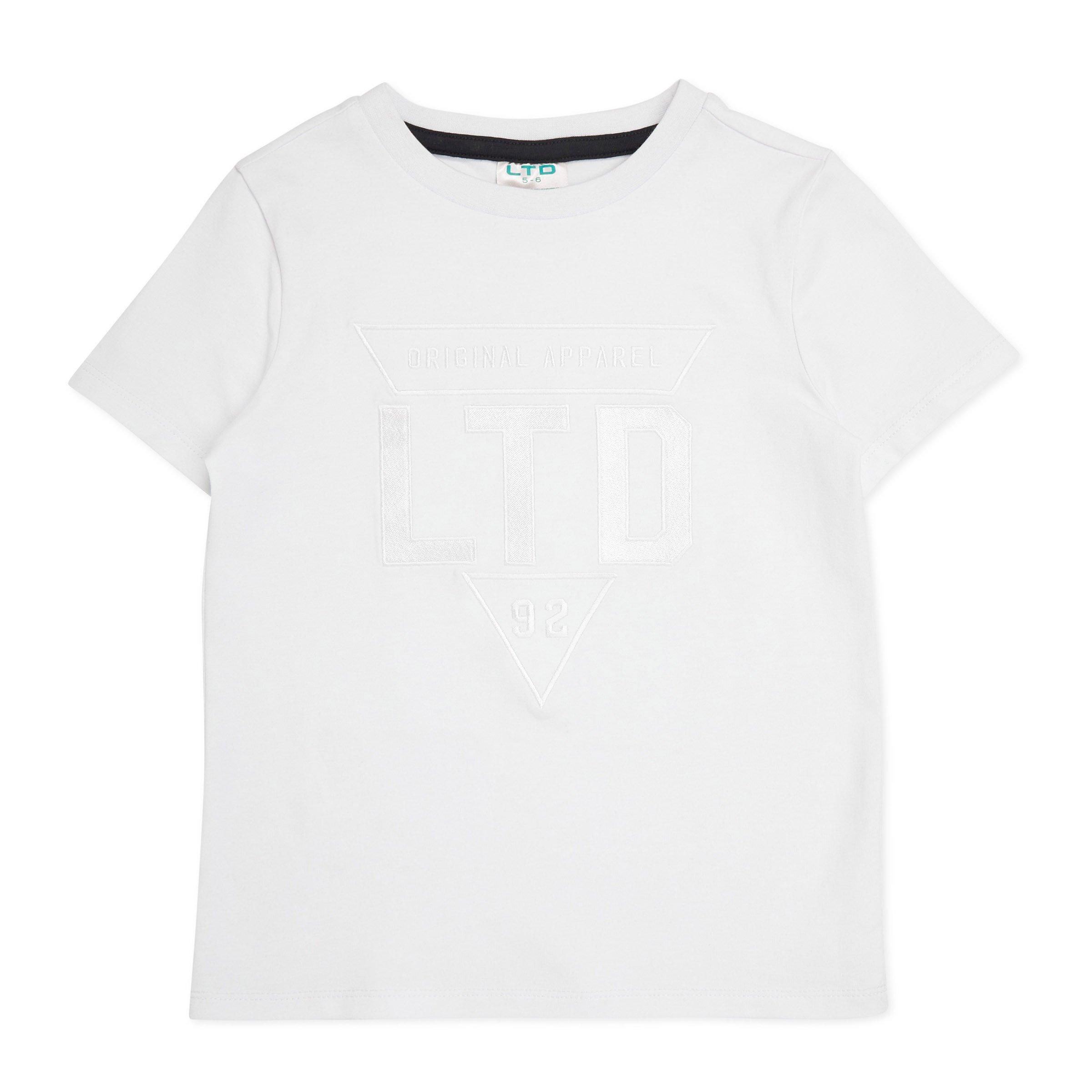 Kid Boy Plain White T-shirt (3115677) | LTD Kids