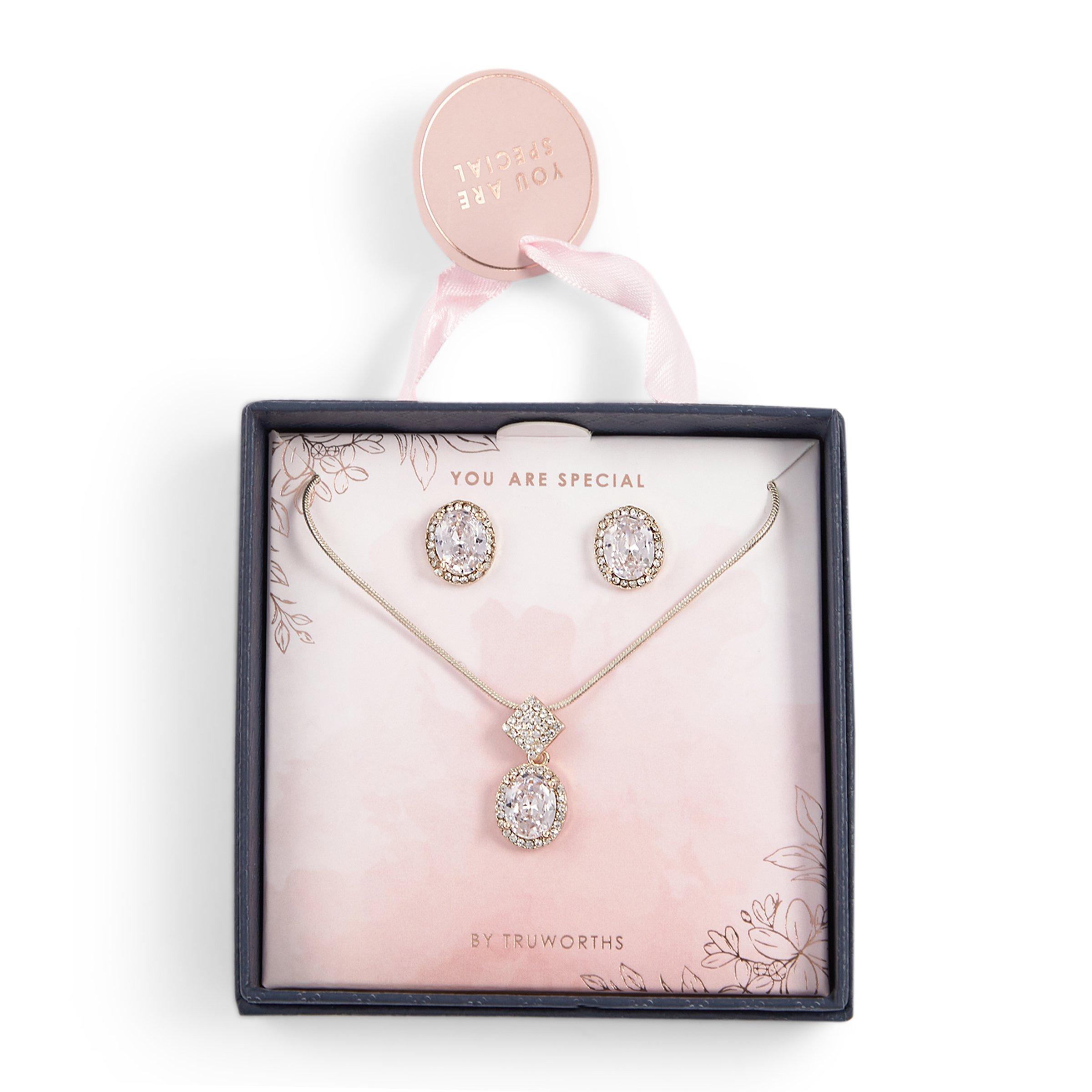 Necklace & Earrings Set (3115921) | Truworths