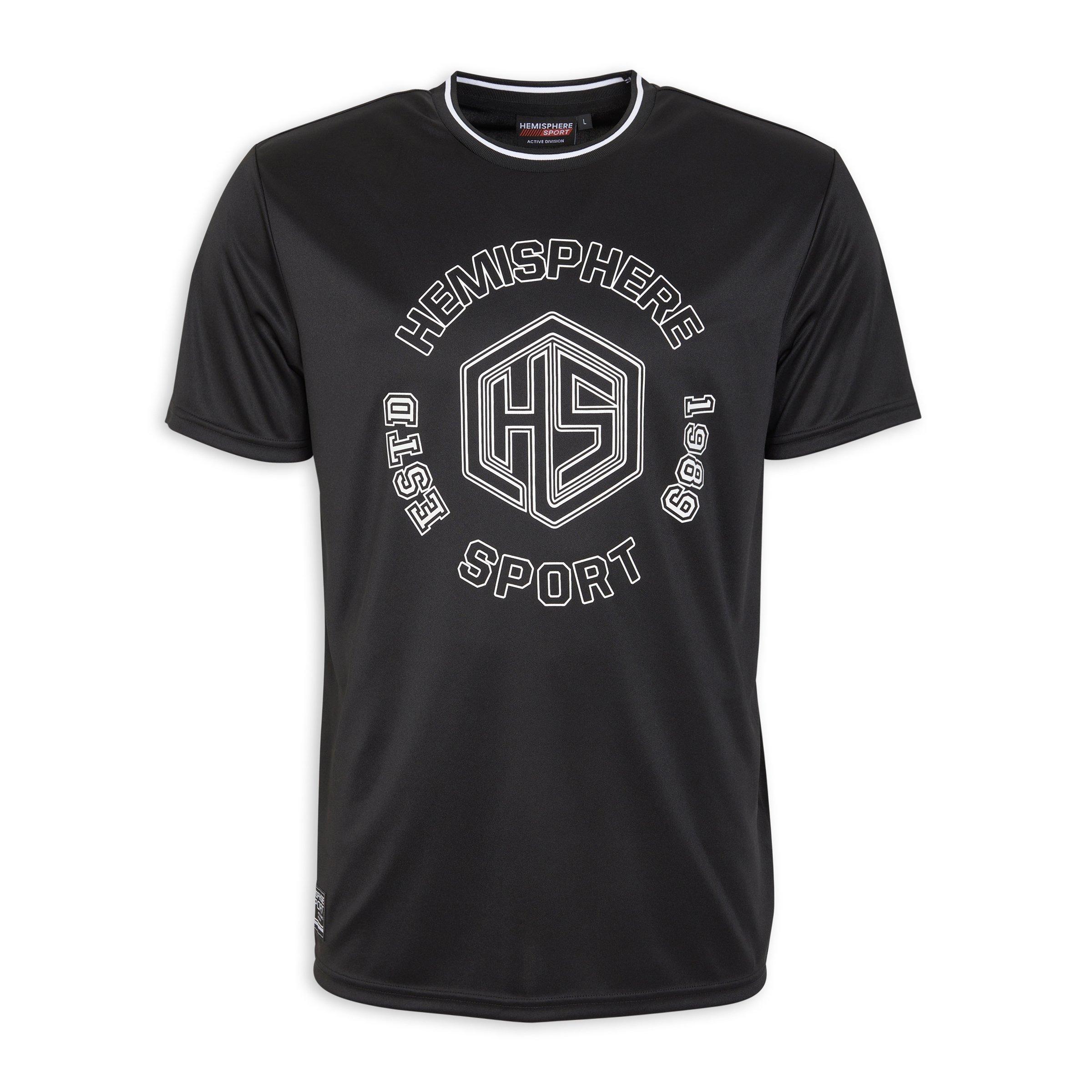 Black Branded T-shirt (3115996) | Hemisphere Sport