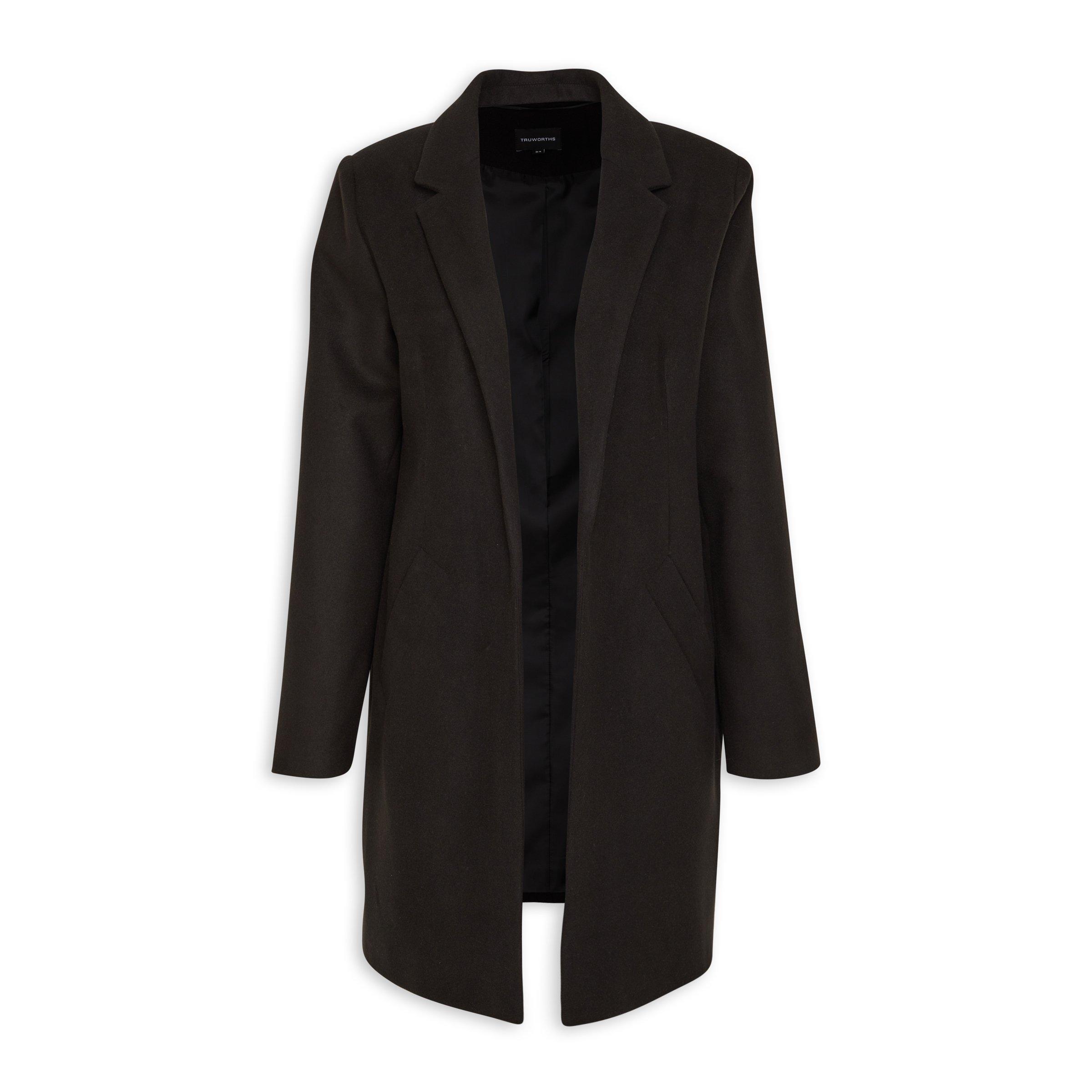 Black Short Coat (3116285) | Truworths