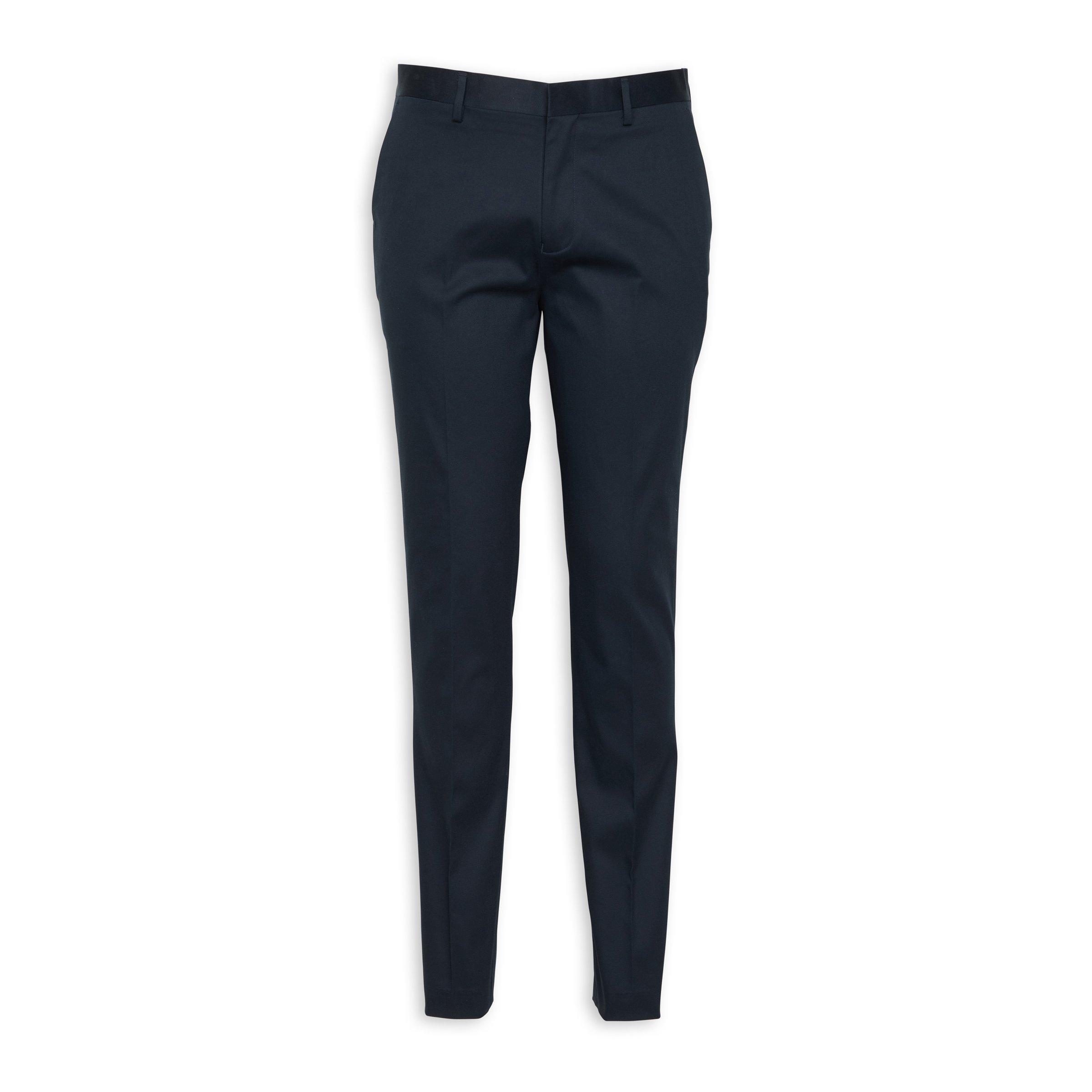 Navy Slim Leg Trousers (3116308) | Truworths Man