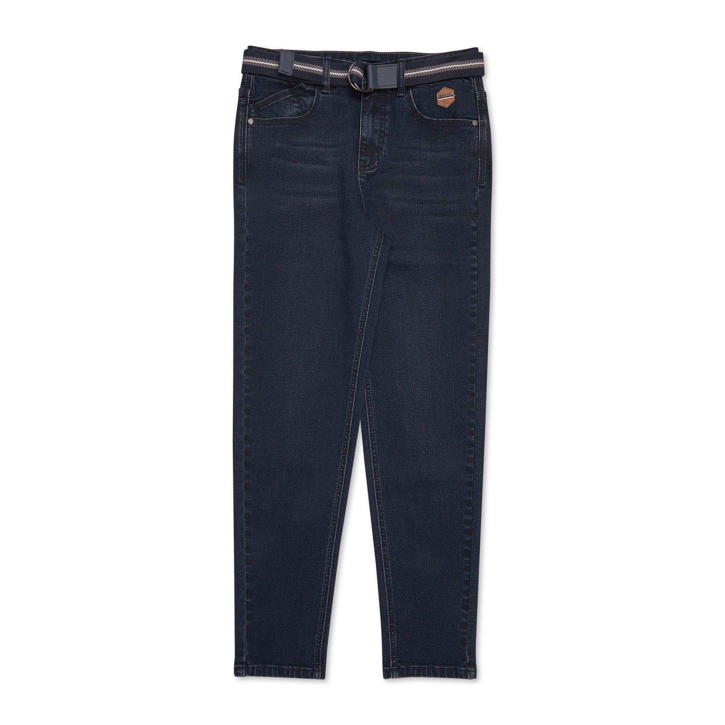 Boys Indigo Belted Jeans 3116358 Max And Mia 9205