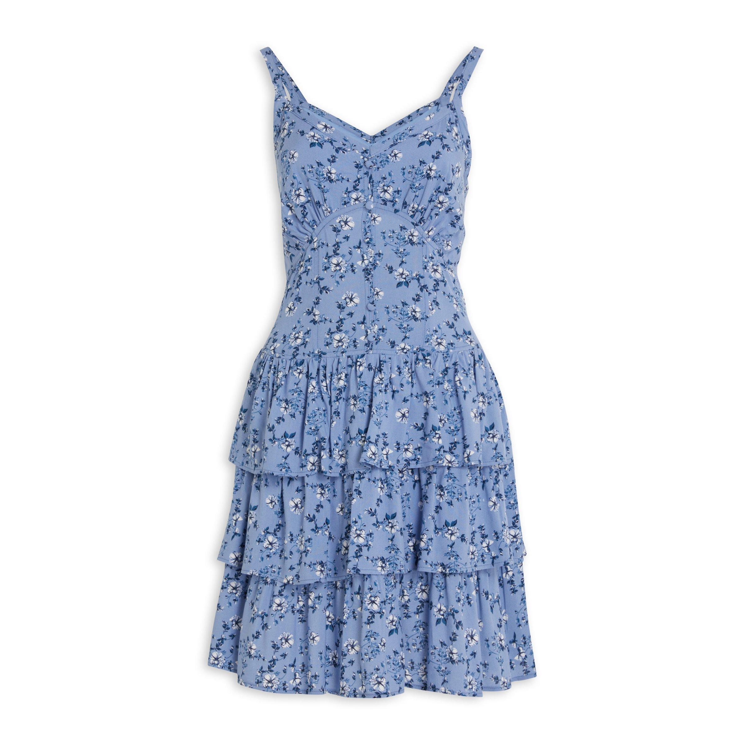 Printed Tiered Dress (3116490) | Hey Betty