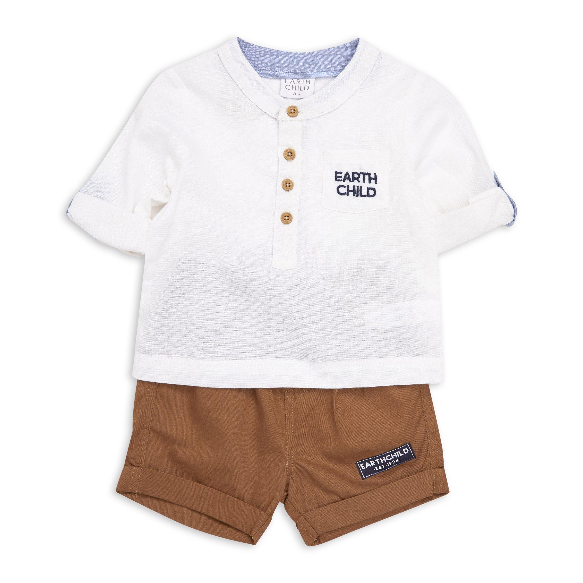 Baby Boy Shirt & Shorts Set (3116530) | Earthchild