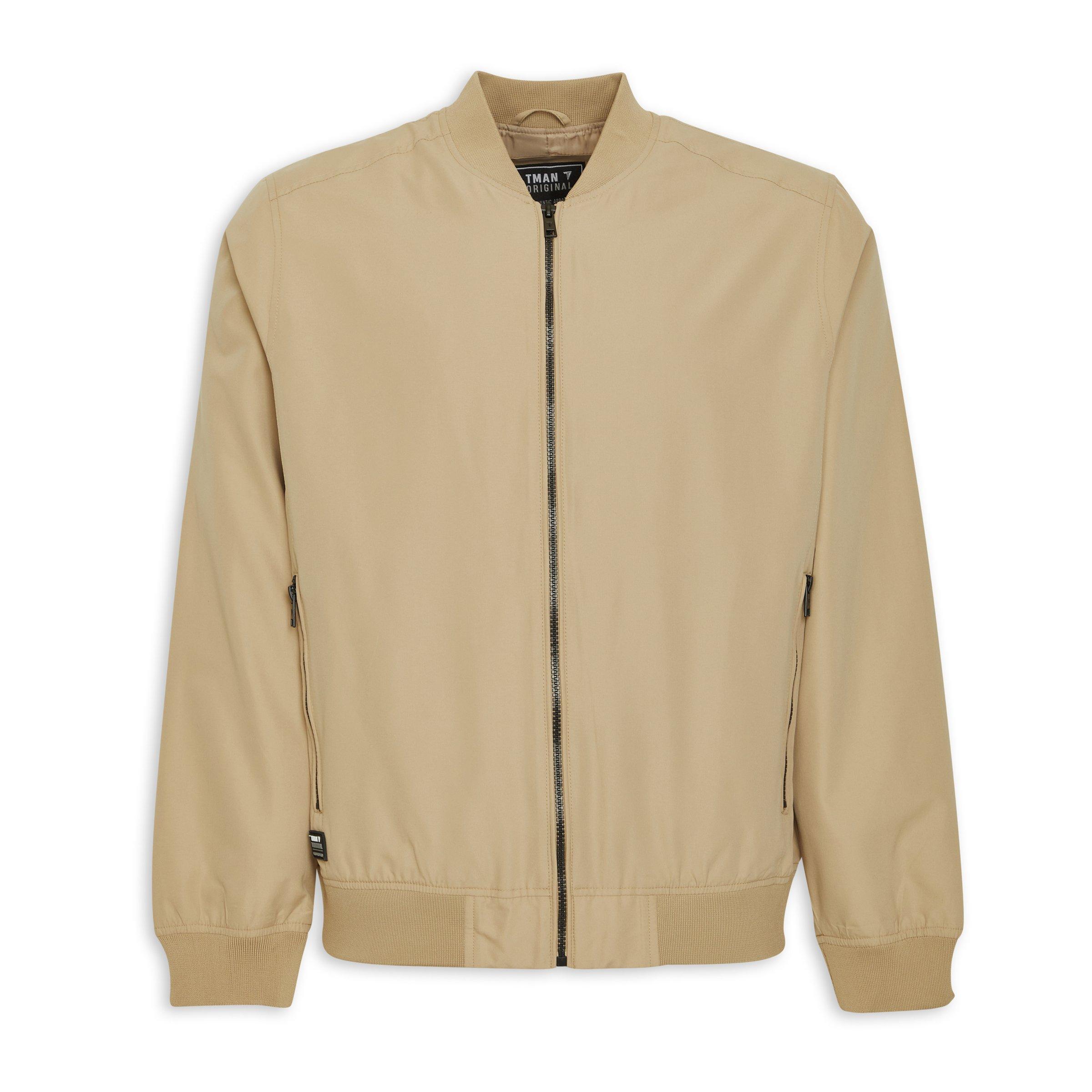 Stone Bomber Jacket (3116575) | Truworths Man