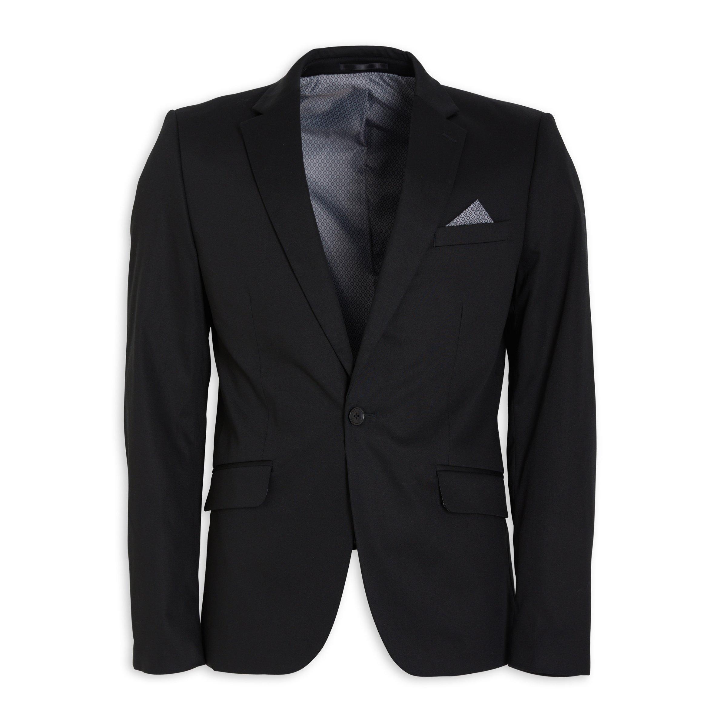 Black Co-ord Blazer (3116607) | Truworths Man