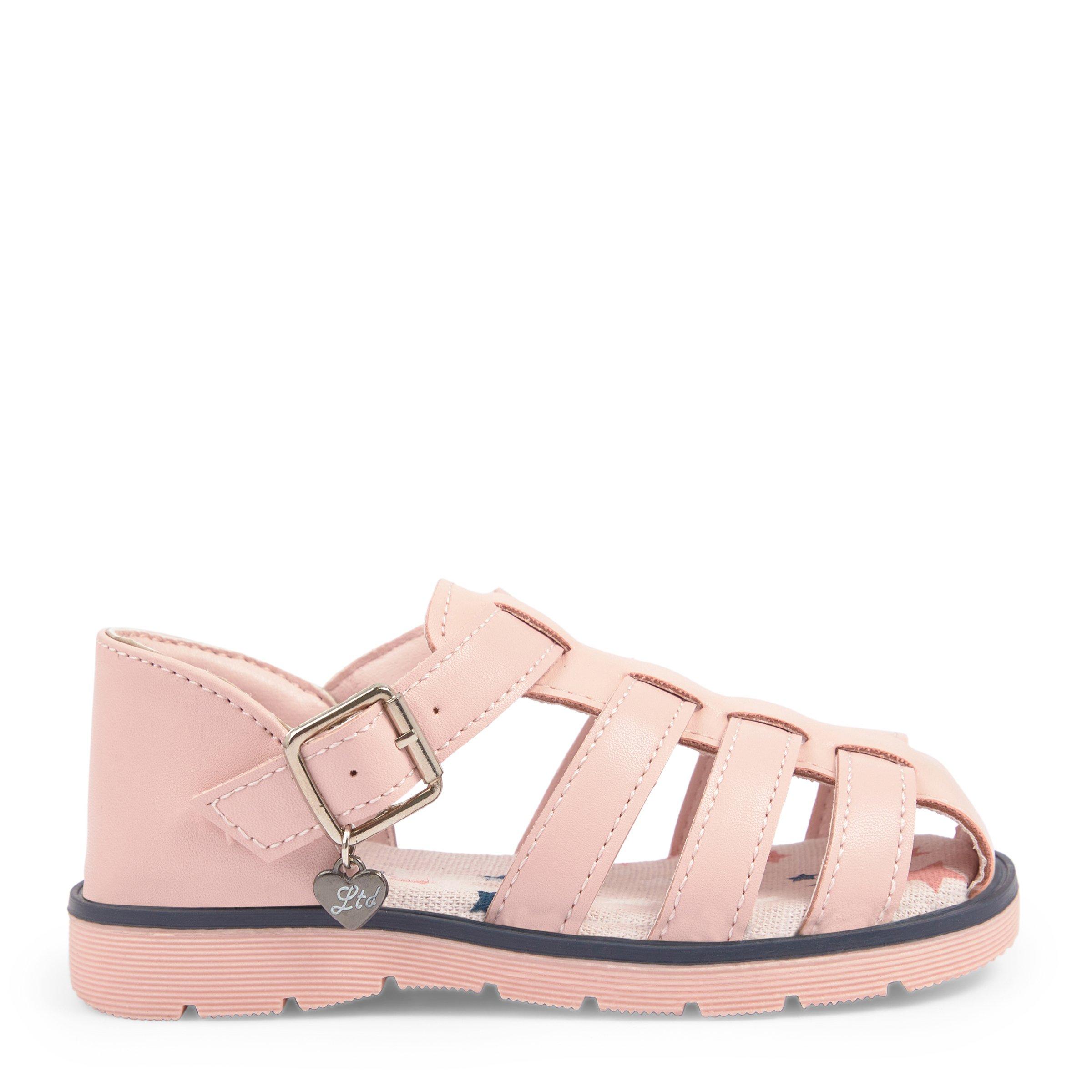 Girls Pink Fisherman Sandals (3116645) | LTD Kids