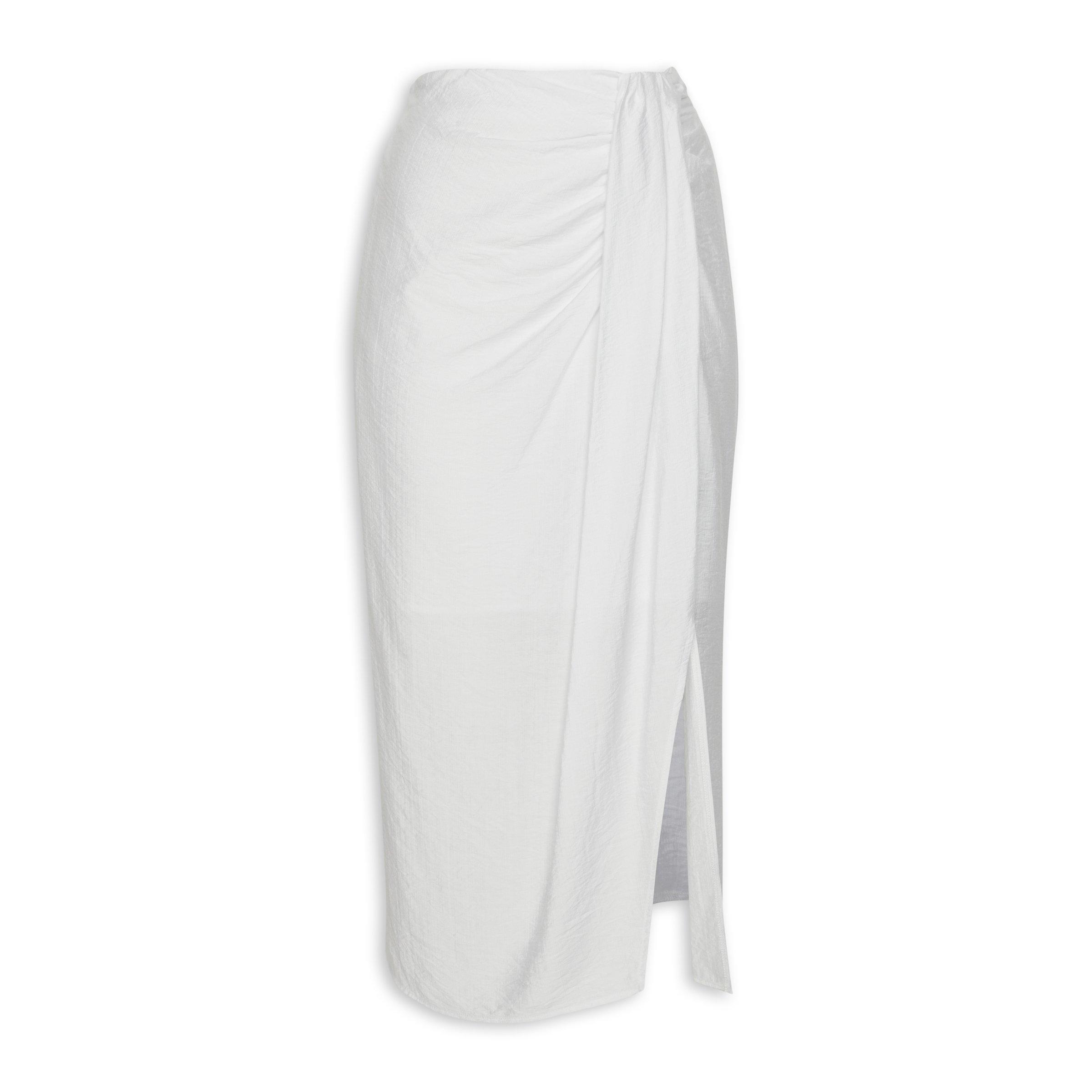 White Asymmetrical Skirt (3116669) | Truworths