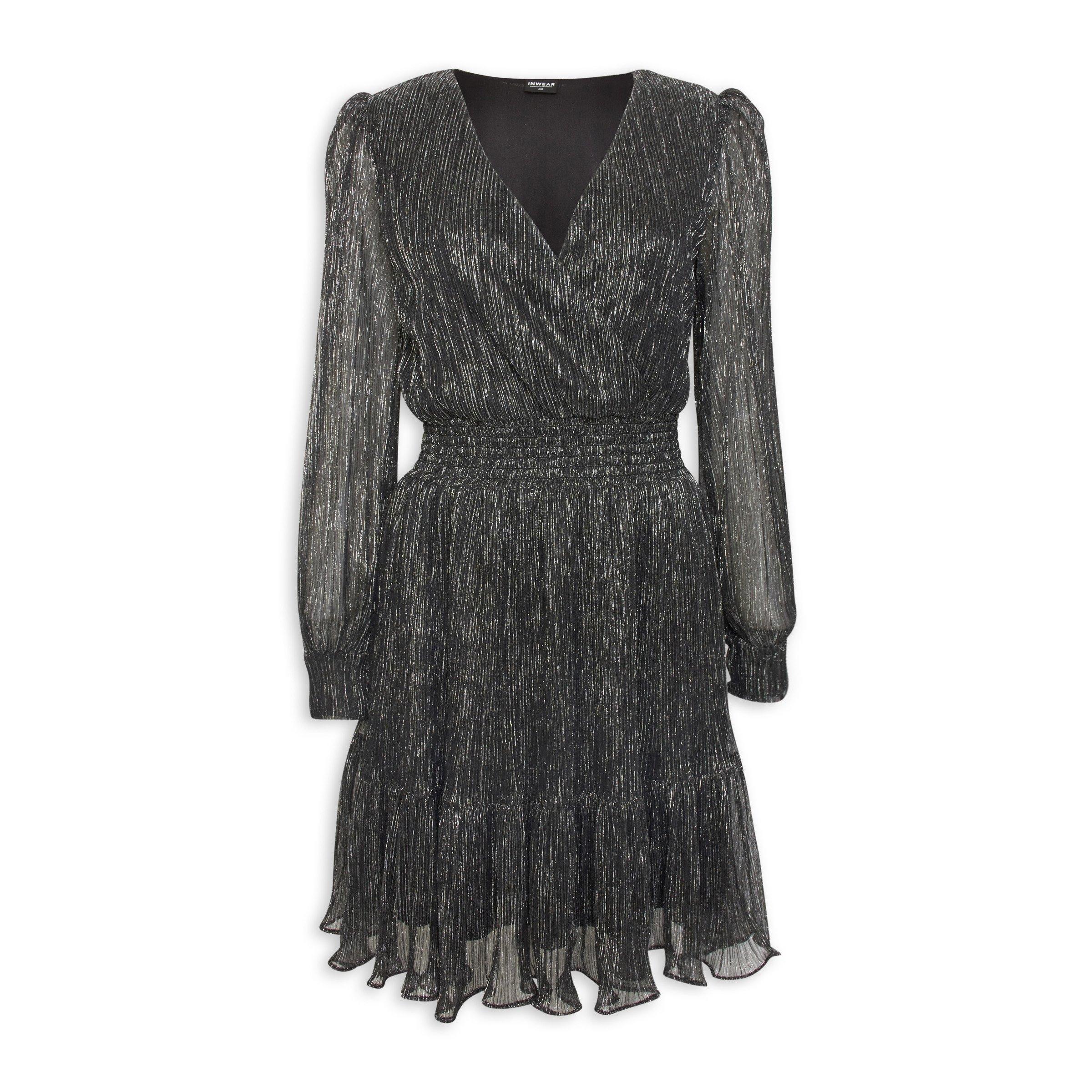 Gun Metal Plisse Dress (3116710) | Inwear