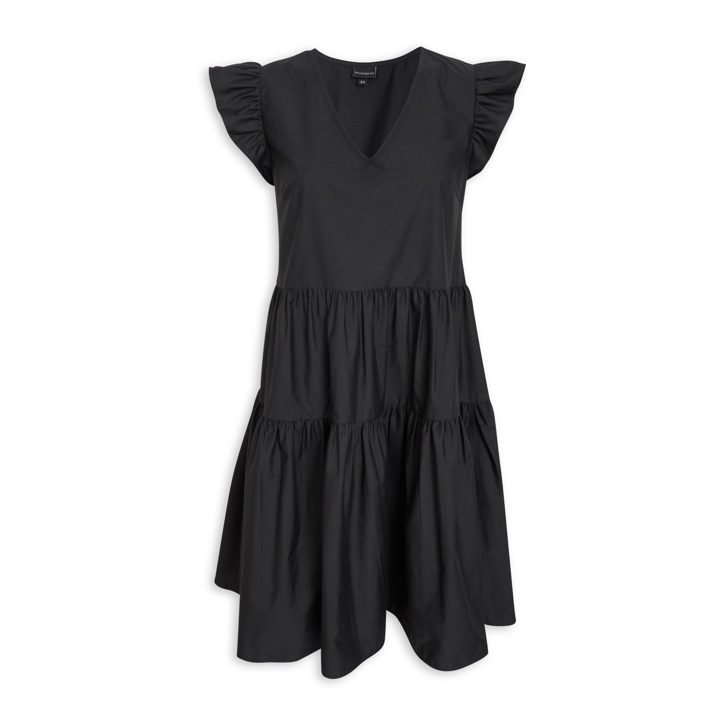 Black Tiered Dress (3116739) | Truworths