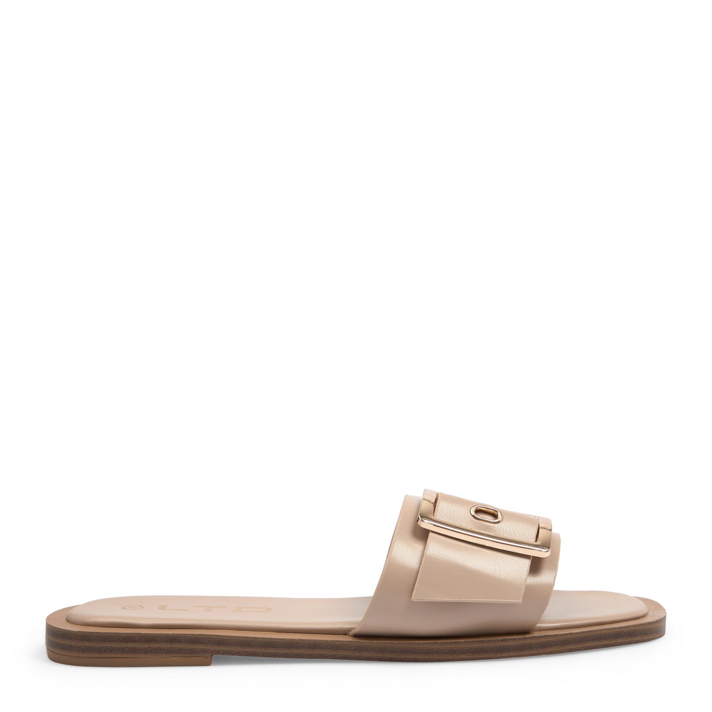 Ecru Mule Sandals (3116800) | LTD Woman