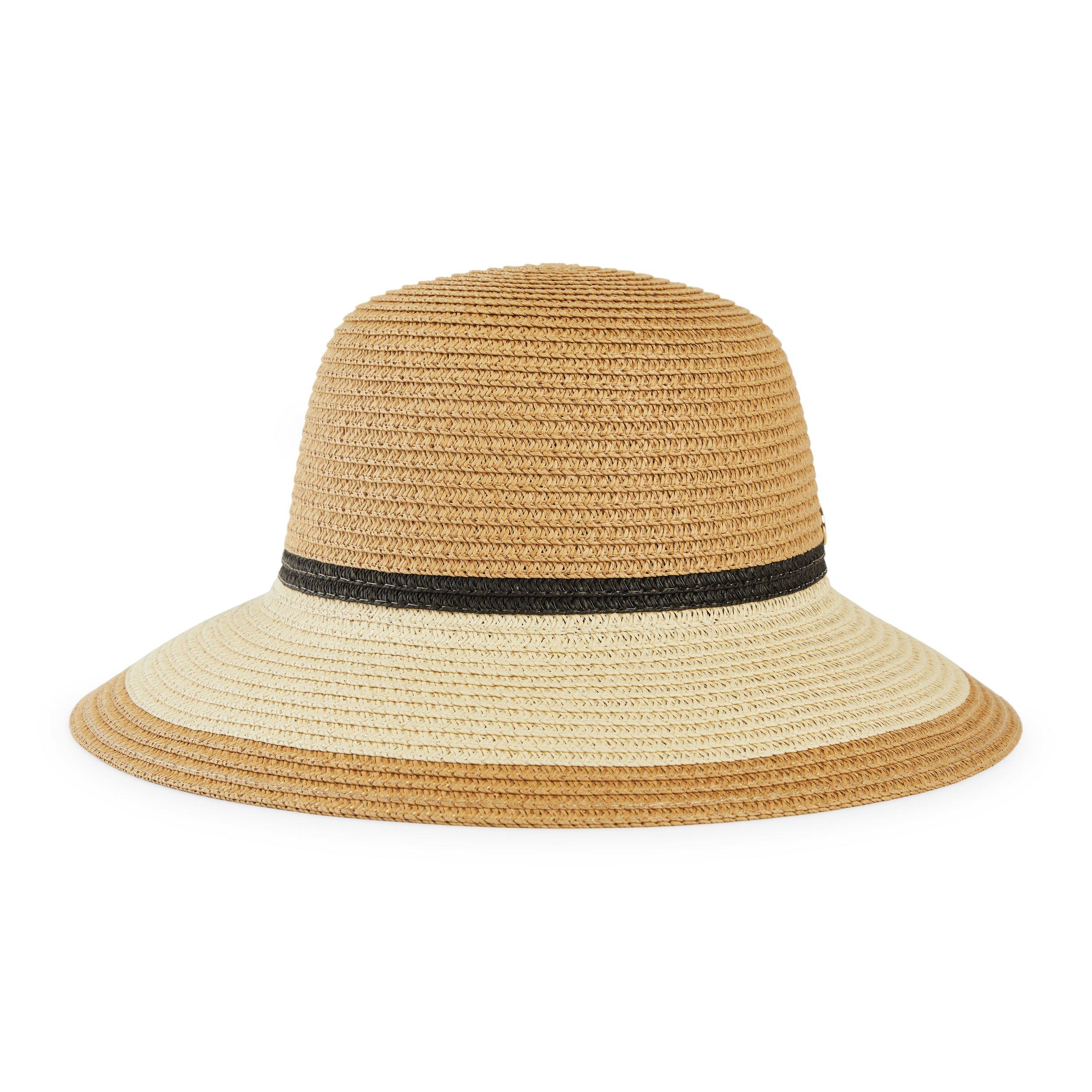 Colourblocked Straw Bucket Hat (3116837) | Truworths