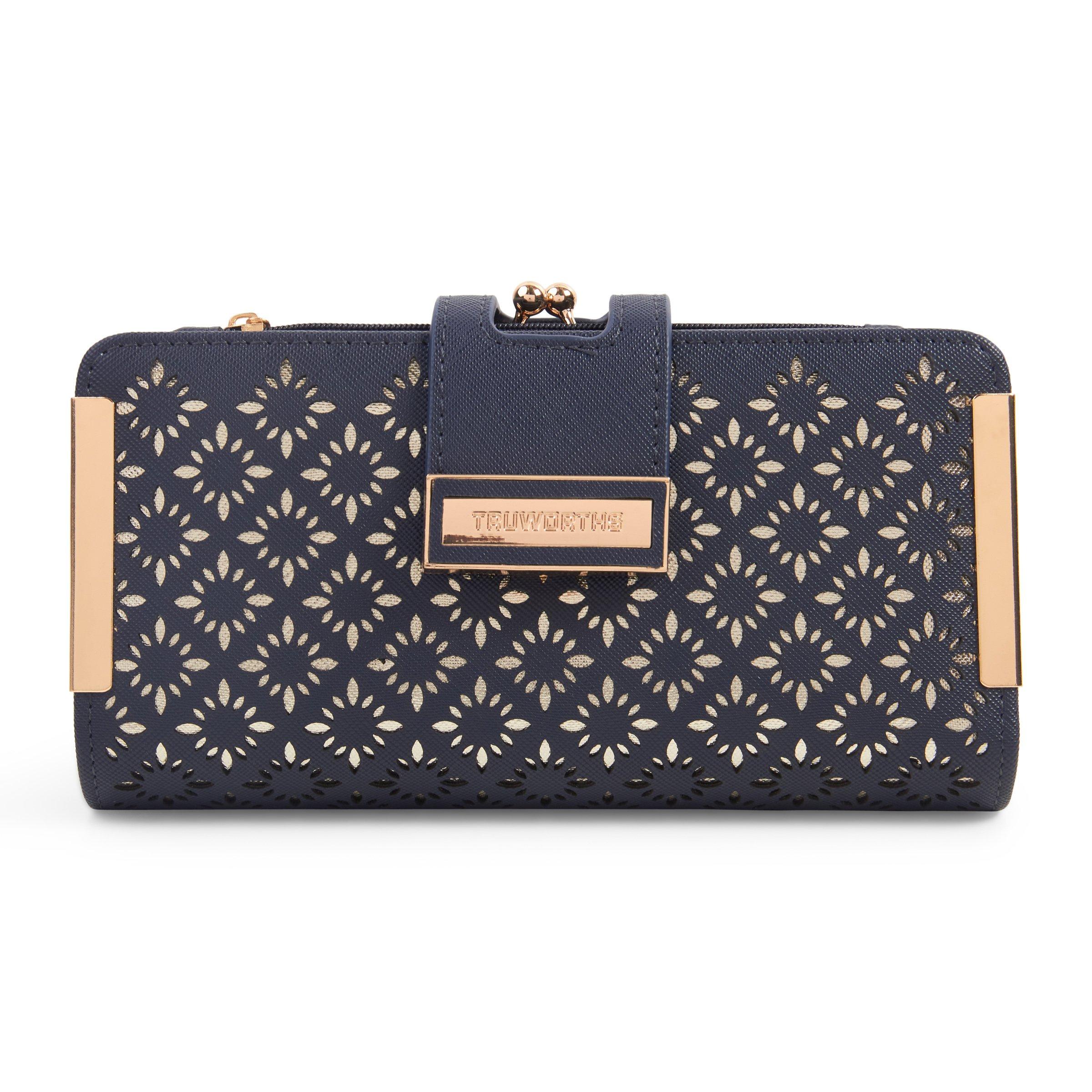 Navy Flap Frame Purse (3116969) | Truworths