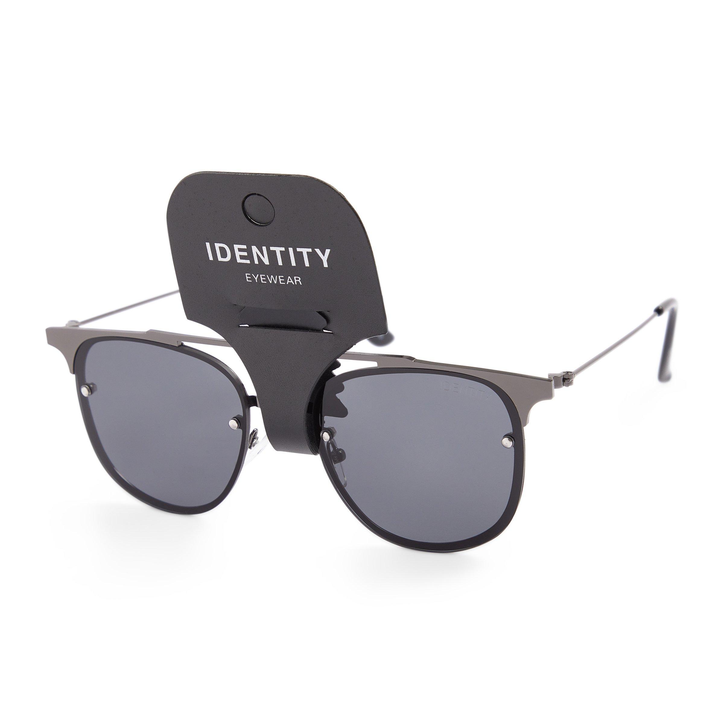 Gunmetal Clubmaster Sunglasses (3117235) Identity