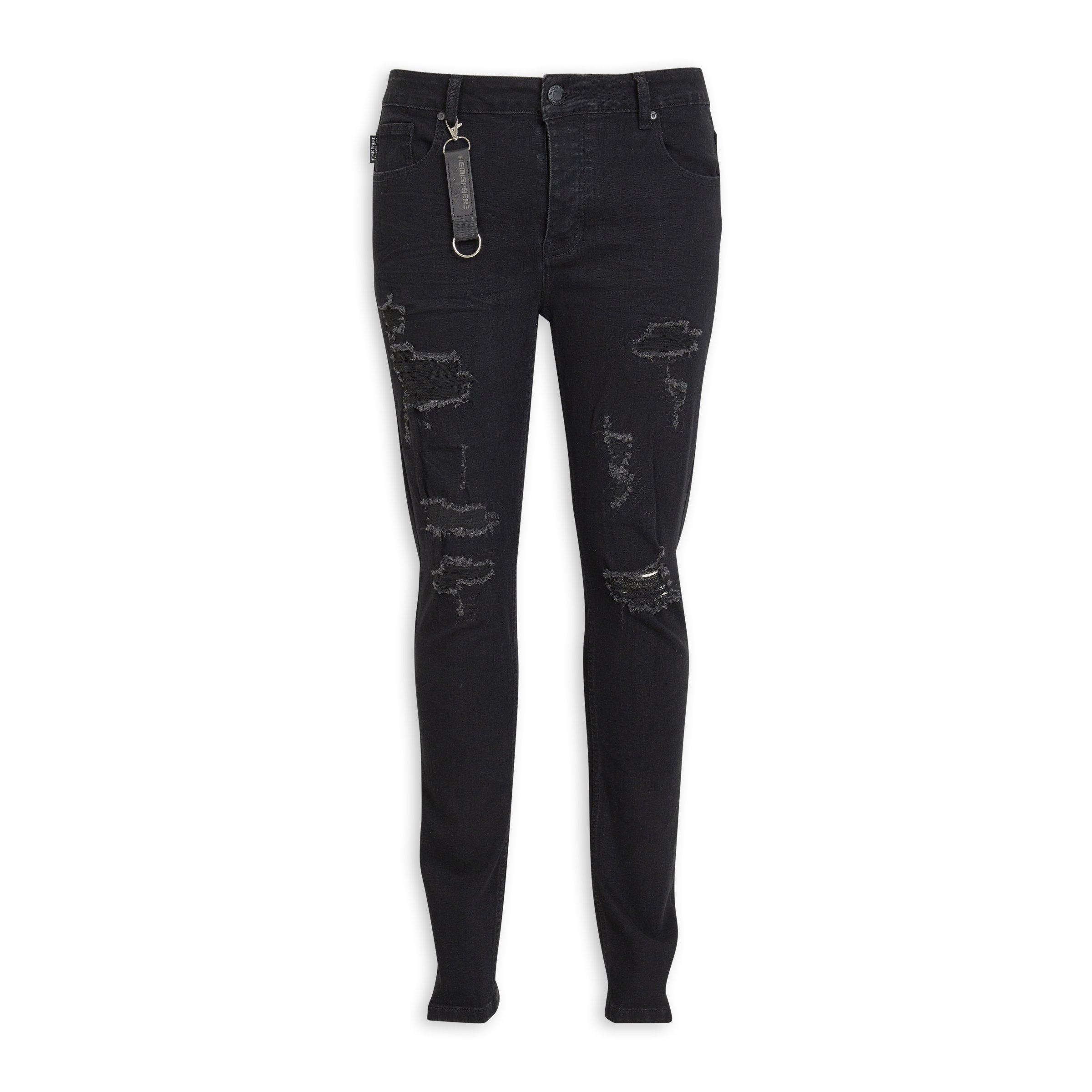 Black Ripped Skinny Jeans (3117239) | Hemisphere