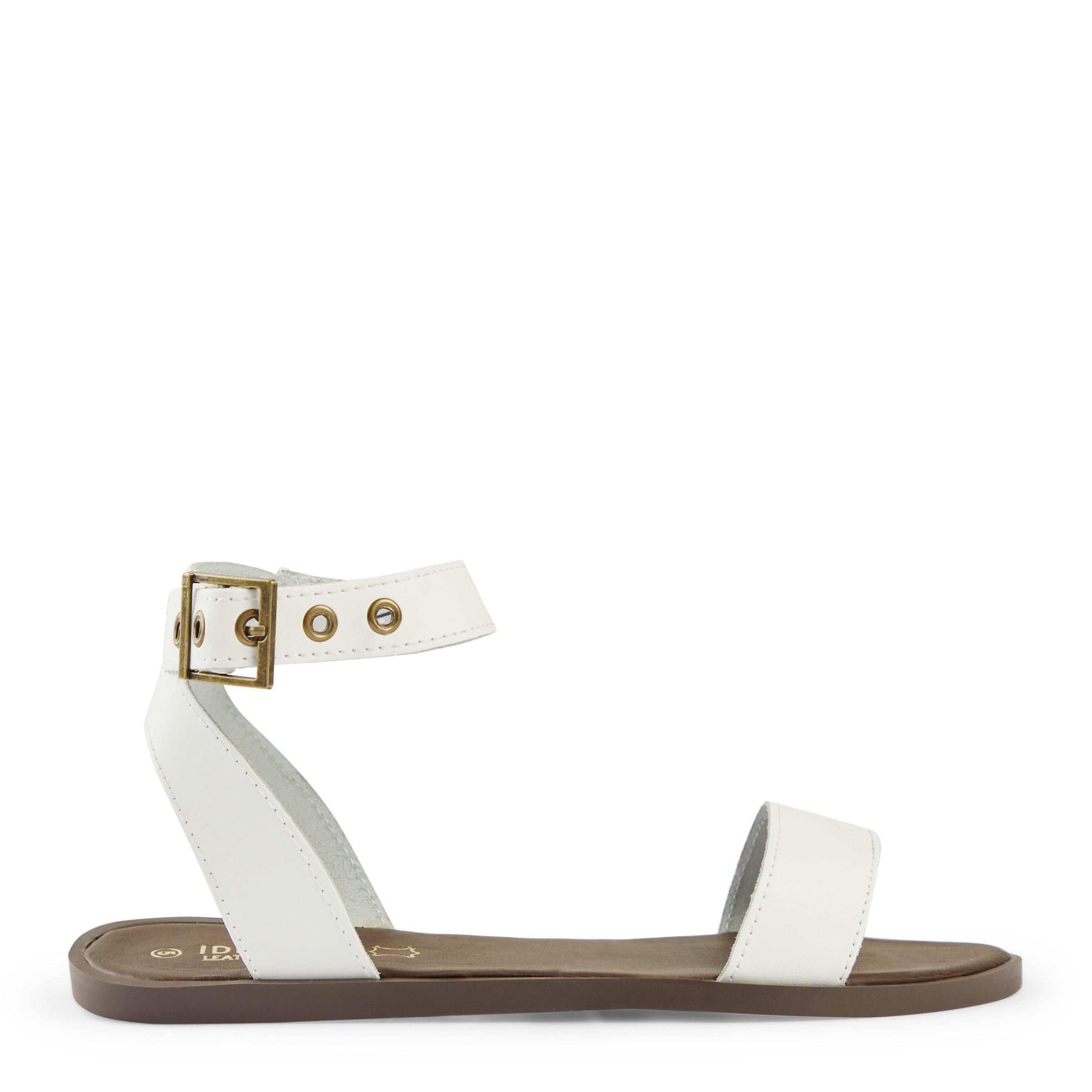 White Leather Sandals (3117264) | Identity